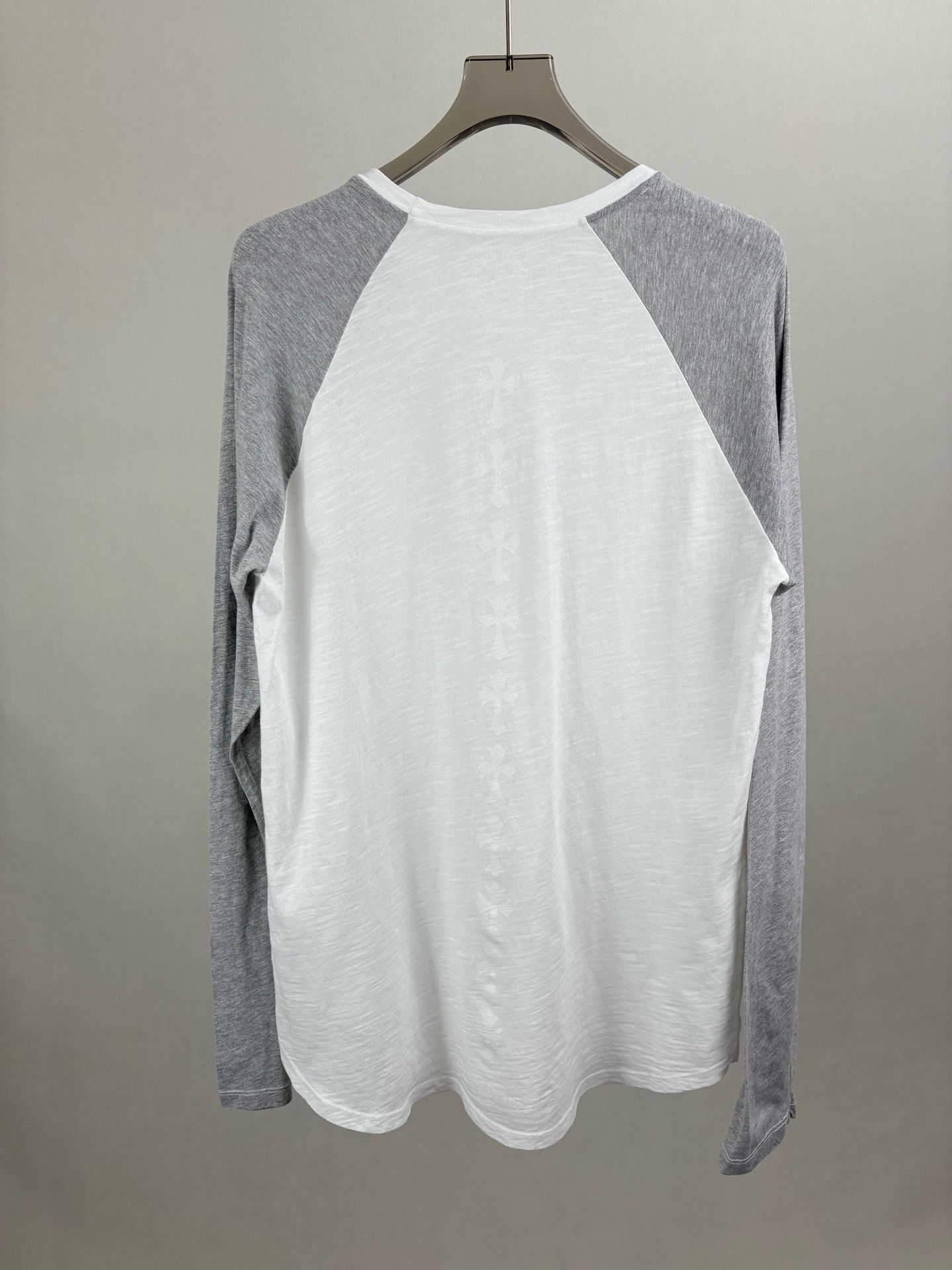 Chrome Hearts Chrome Hearts Cross Gray White Long Sleeve Size US L / EU 52-54 / 3 - 2 Thumbnail
