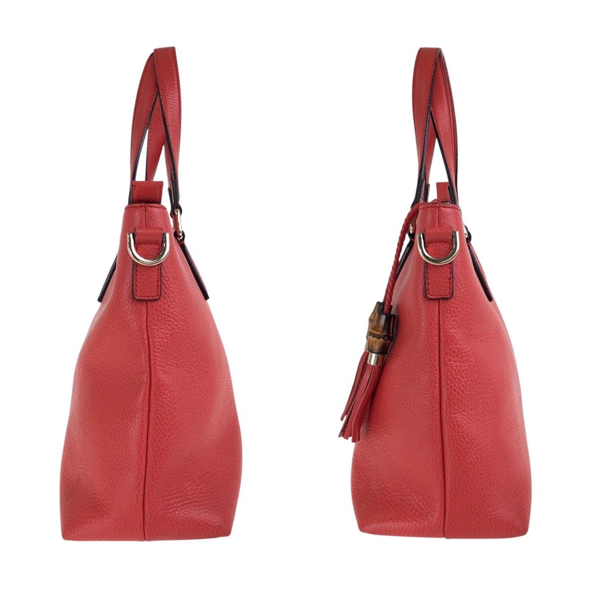 Gucci Gucci Gucci Bamboo Tassel Leather 2way bag Leather Shoulder Bag 365346 DUTY FREE for USA Size ONE SIZE - 7 Thumbnail