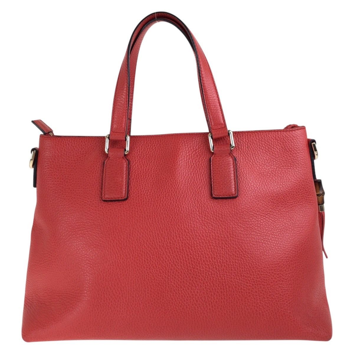 Gucci Gucci Gucci Bamboo Tassel Leather 2way bag Leather Shoulder Bag 365346 DUTY FREE for USA Size ONE SIZE - 2 Thumbnail