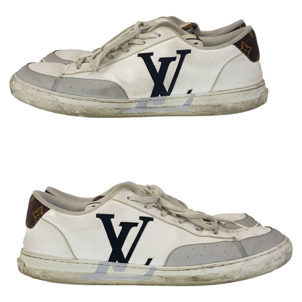 Louis Vuitton Louis Vuitton Louis Vuitton Charlie Line Leather Sneakers Leather Shoes DUTY FREE for USA Size ONE SIZE - 6 Thumbnail