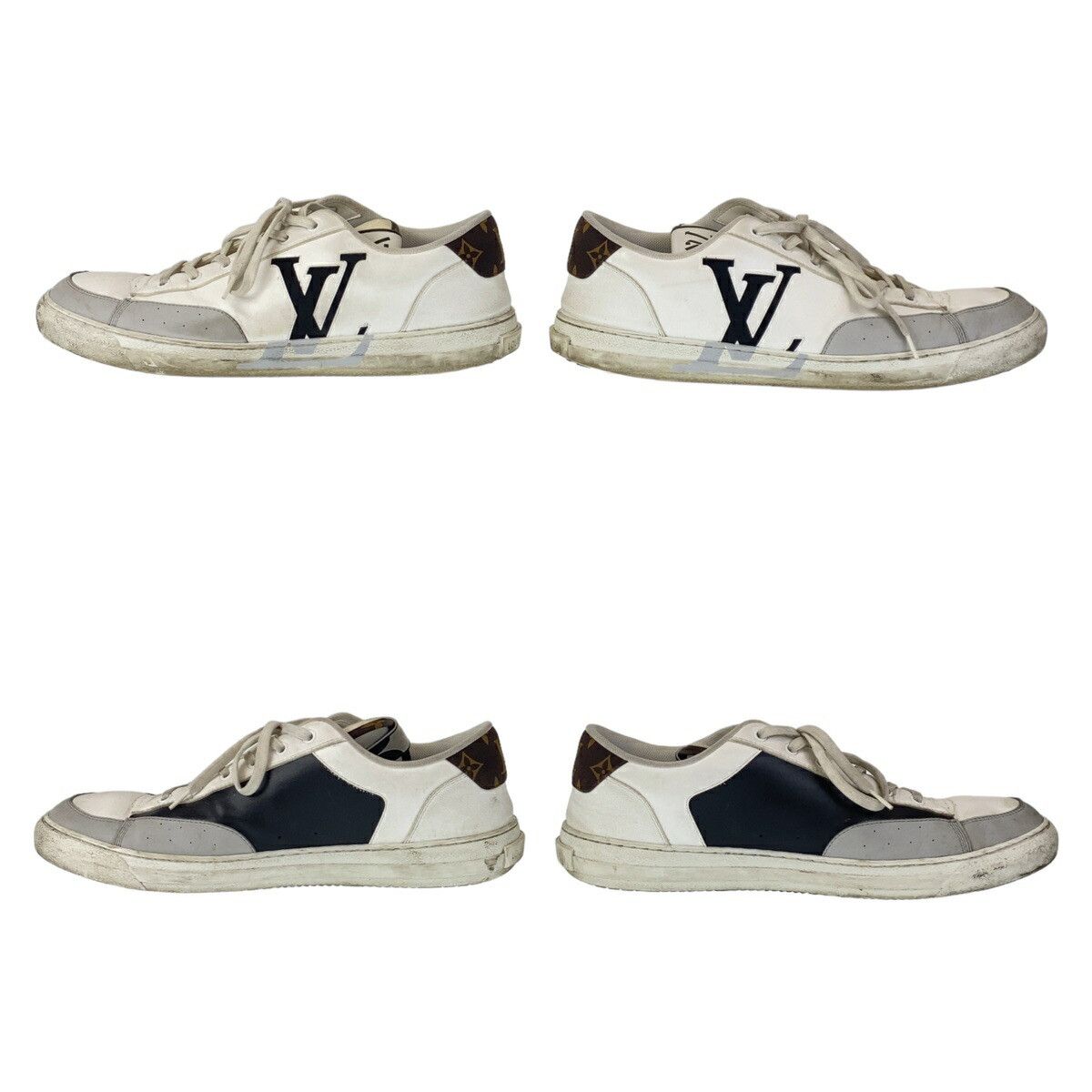 Louis Vuitton Louis Vuitton Louis Vuitton Charlie Line Leather Sneakers Leather Shoes DUTY FREE for USA Size ONE SIZE - 7 Thumbnail
