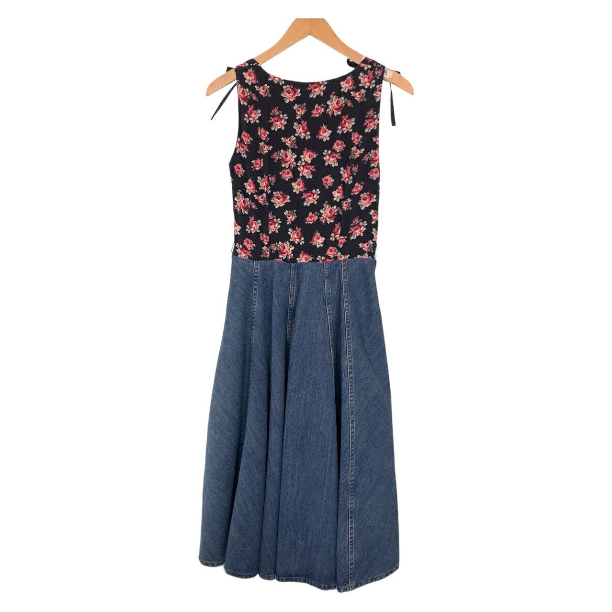 Miu Miu Miu Miu Miu Miu Cotton Denim Dress Textile Dresses DUTY FREE for USA Size ONE SIZE - 2 Thumbnail