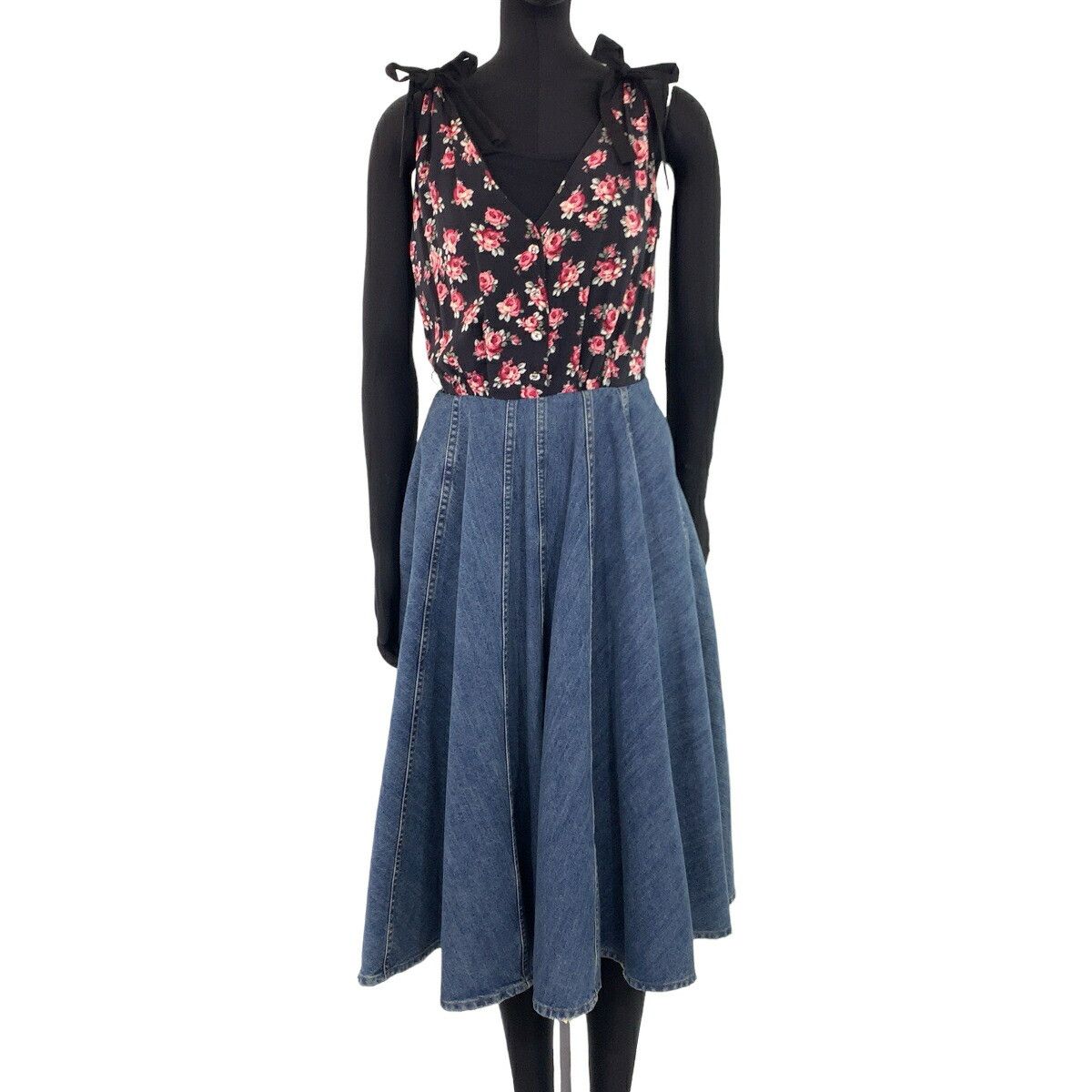 Miu Miu Miu Miu Miu Miu Cotton Denim Dress Textile Dresses DUTY FREE for USA Size ONE SIZE - 3 Thumbnail