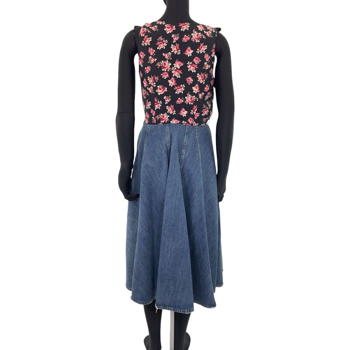 Miu Miu Miu Miu Miu Miu Cotton Denim Dress Textile Dresses DUTY FREE for USA Size ONE SIZE - 4 Thumbnail
