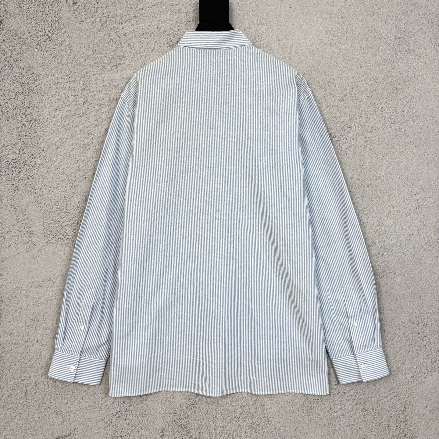 Loewe LOEWE Anagram Striped Cotton Long-Sleeve Shirt Size US M / EU 48-50 / 2 - 2 Thumbnail