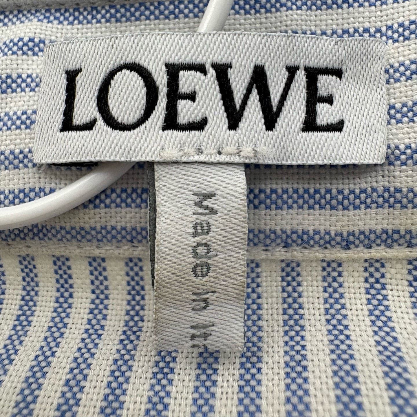 Loewe LOEWE Anagram Striped Cotton Long-Sleeve Shirt Size US M / EU 48-50 / 2 - 3 Thumbnail