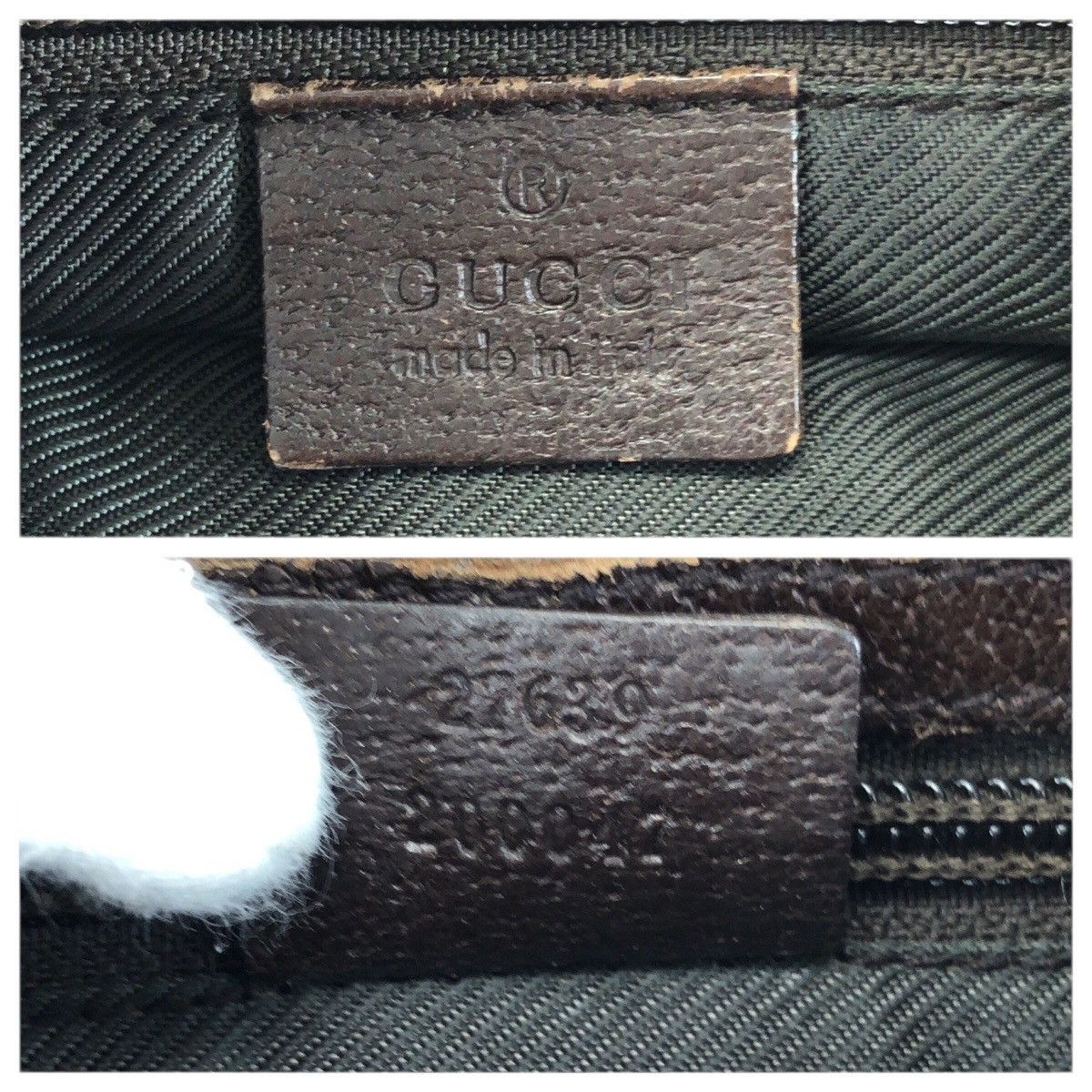 Gucci Gucci Gucci GG Canvas Leather Shoulder Bag Textile Shoulder Bag 27639 DUTY FREE for USA Size ONE SIZE - 4 Thumbnail