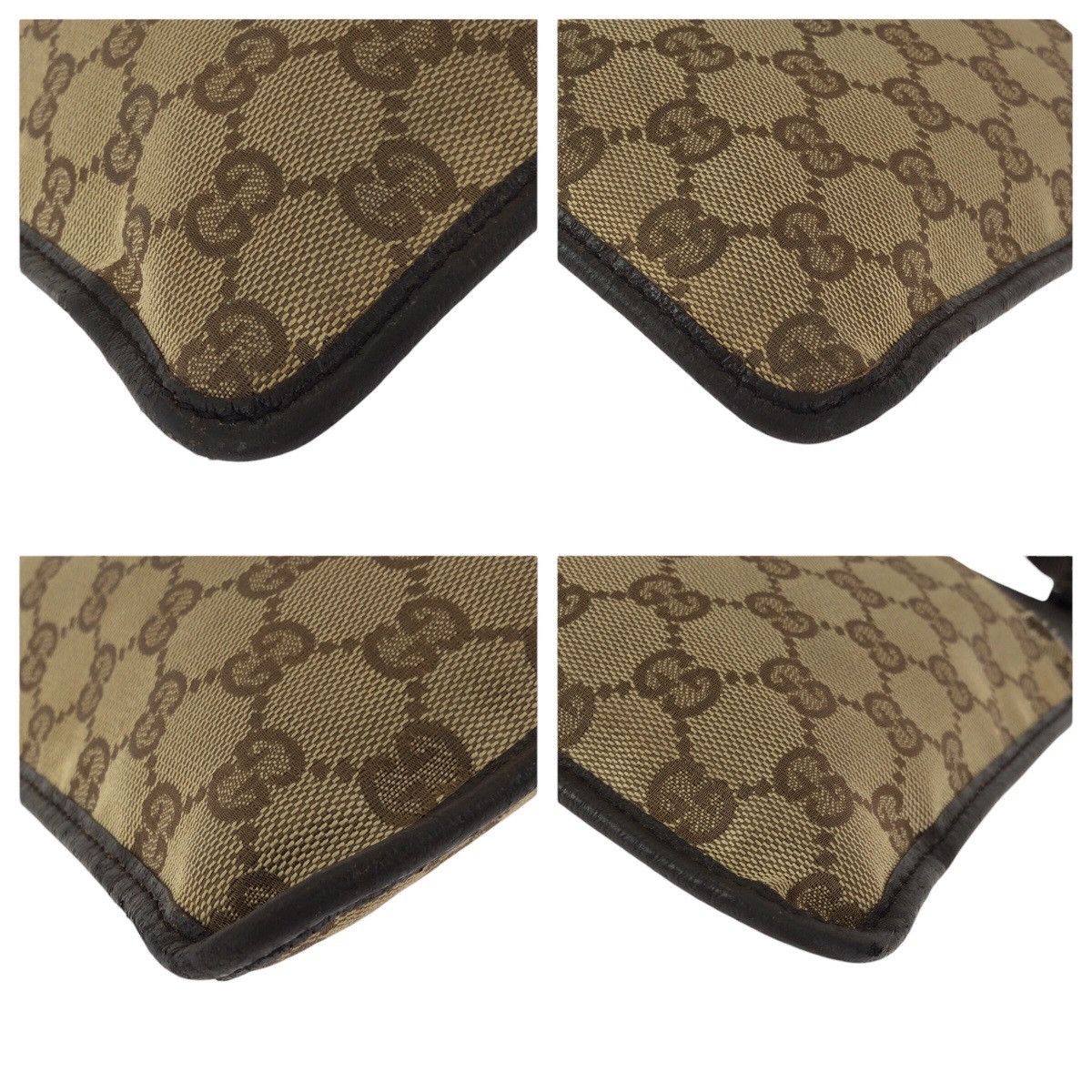 Gucci Gucci Gucci GG Canvas Leather Shoulder Bag Textile Shoulder Bag 27639 DUTY FREE for USA Size ONE SIZE - 3 Thumbnail
