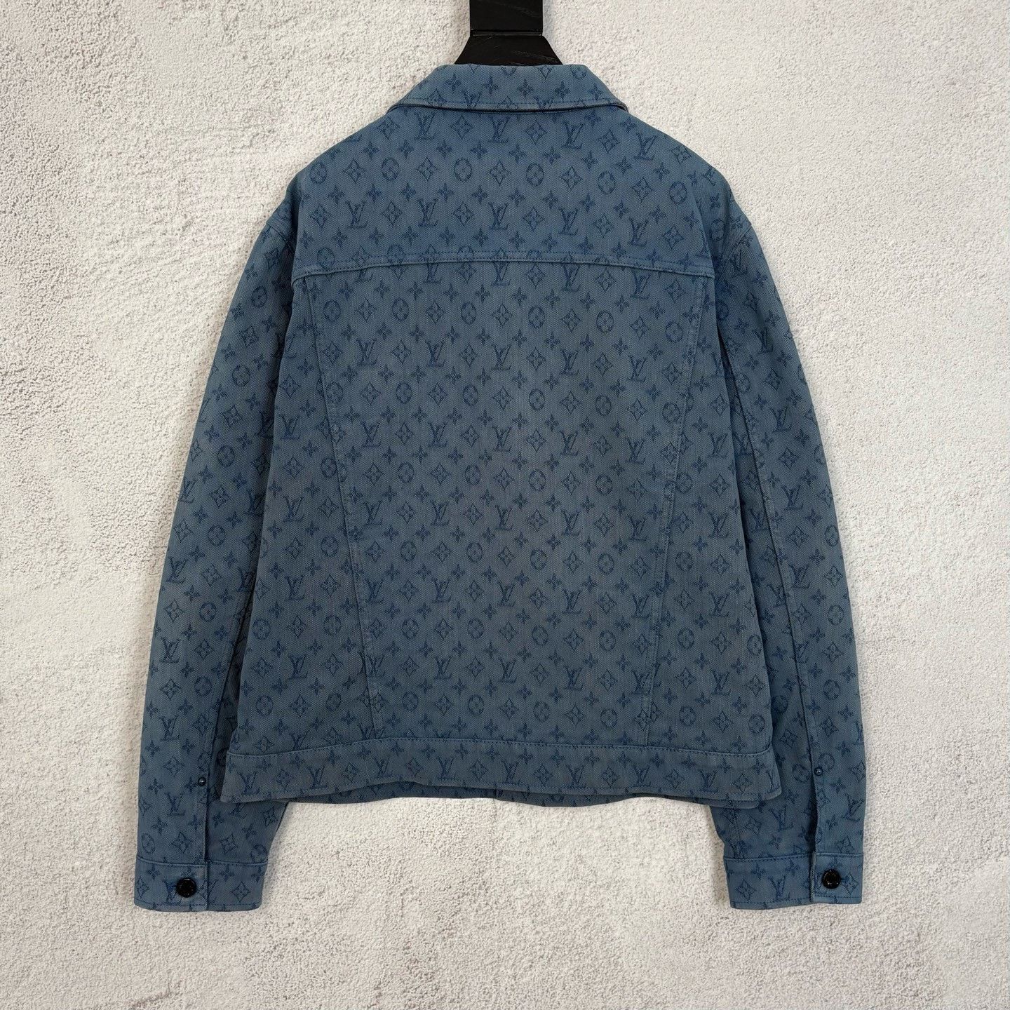 Louis Vuitton Louis Vuitton Blue Monogram Denim Jacket Size US XL / EU 56 / 4 - 2 Thumbnail