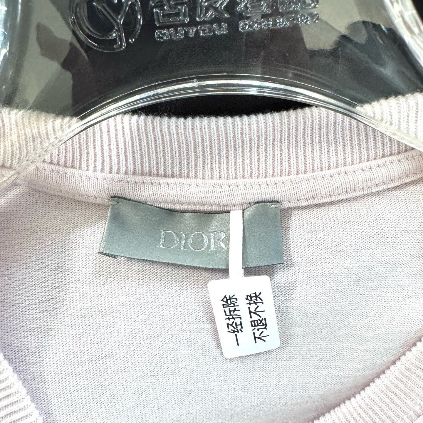 Dior Dior Pink CD Logo Short-Sleeve Top Size XS / US 0-2 / IT 36-38 - 4 Thumbnail