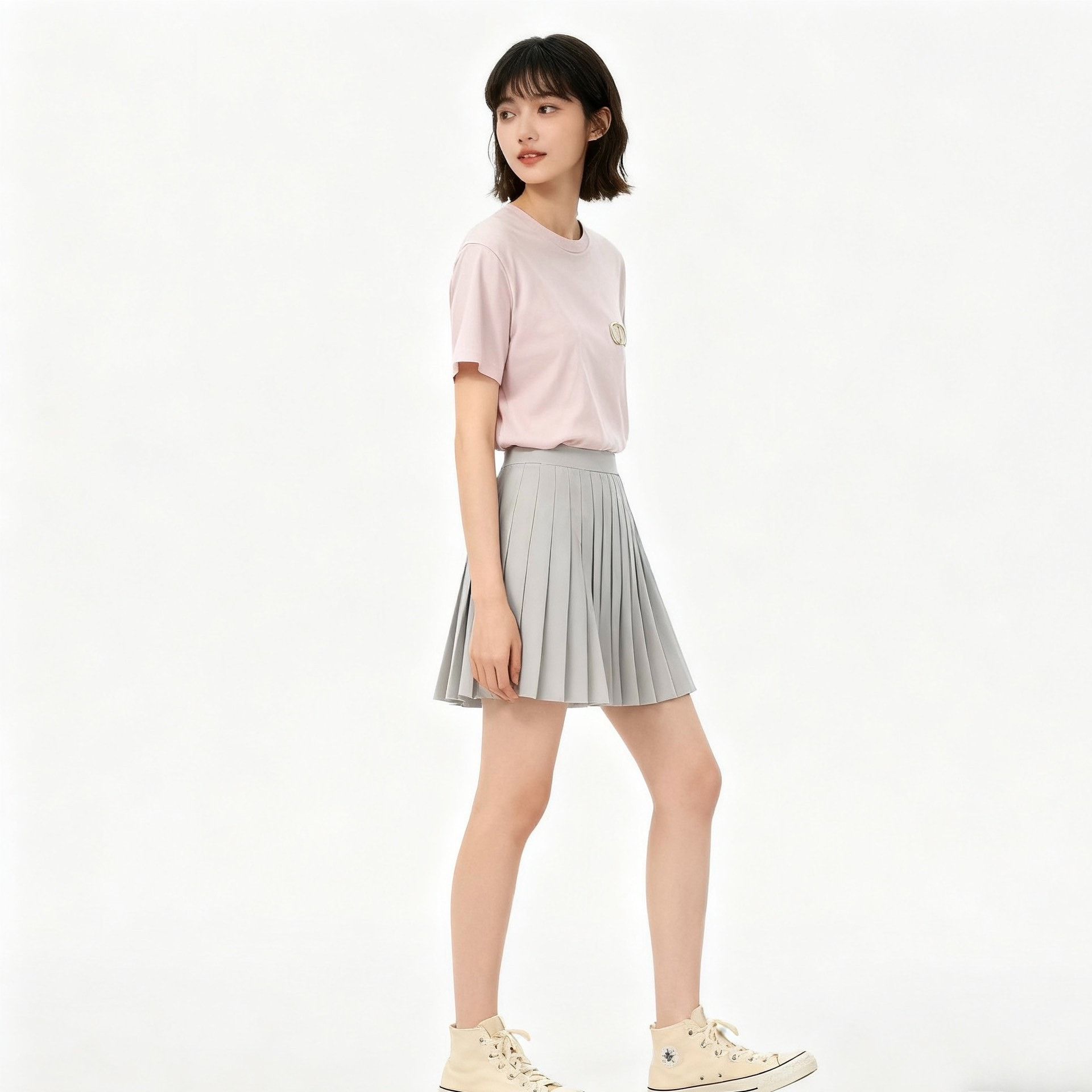 Dior Dior Pink CD Logo Short-Sleeve Top Size XS / US 0-2 / IT 36-38 - 3 Thumbnail