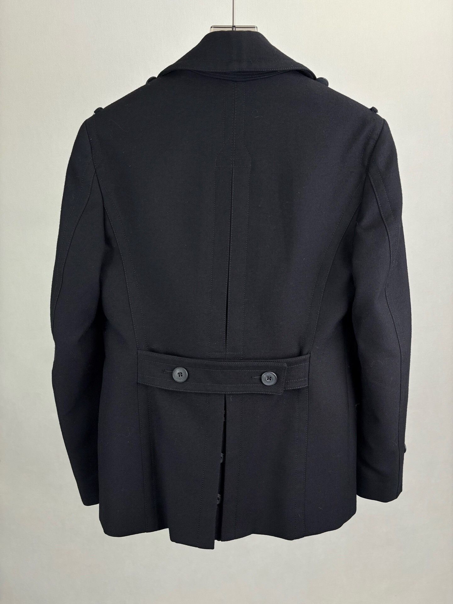Burberry Burberry Wool Black Coat Size 46 Size US S / EU 44-46 / 1 - 2 Thumbnail