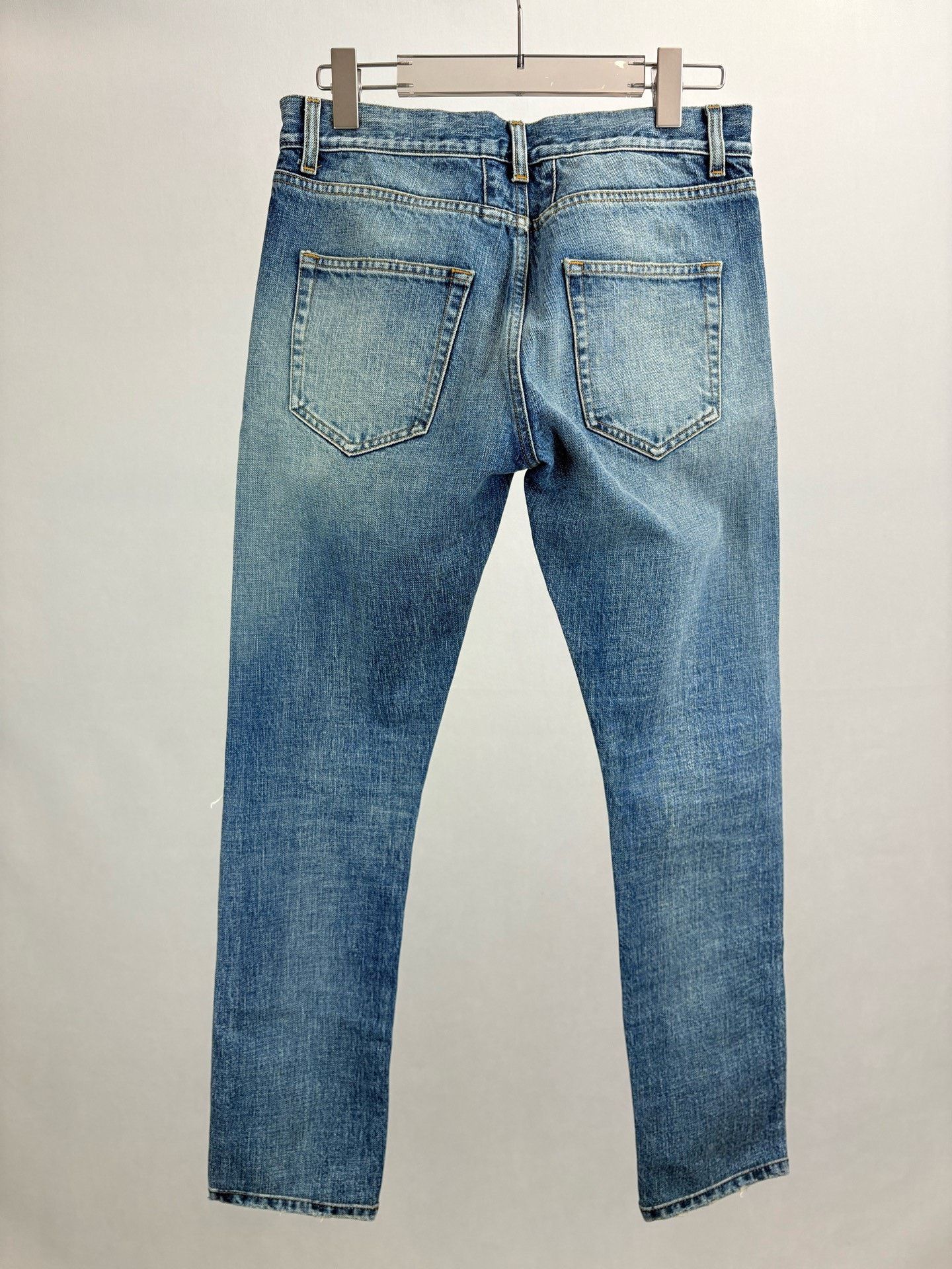 Saint Laurent Paris SAINT LAURENT SLP Washed Blue Jeans Size 26" / US 2 / IT 38 - 2 Thumbnail