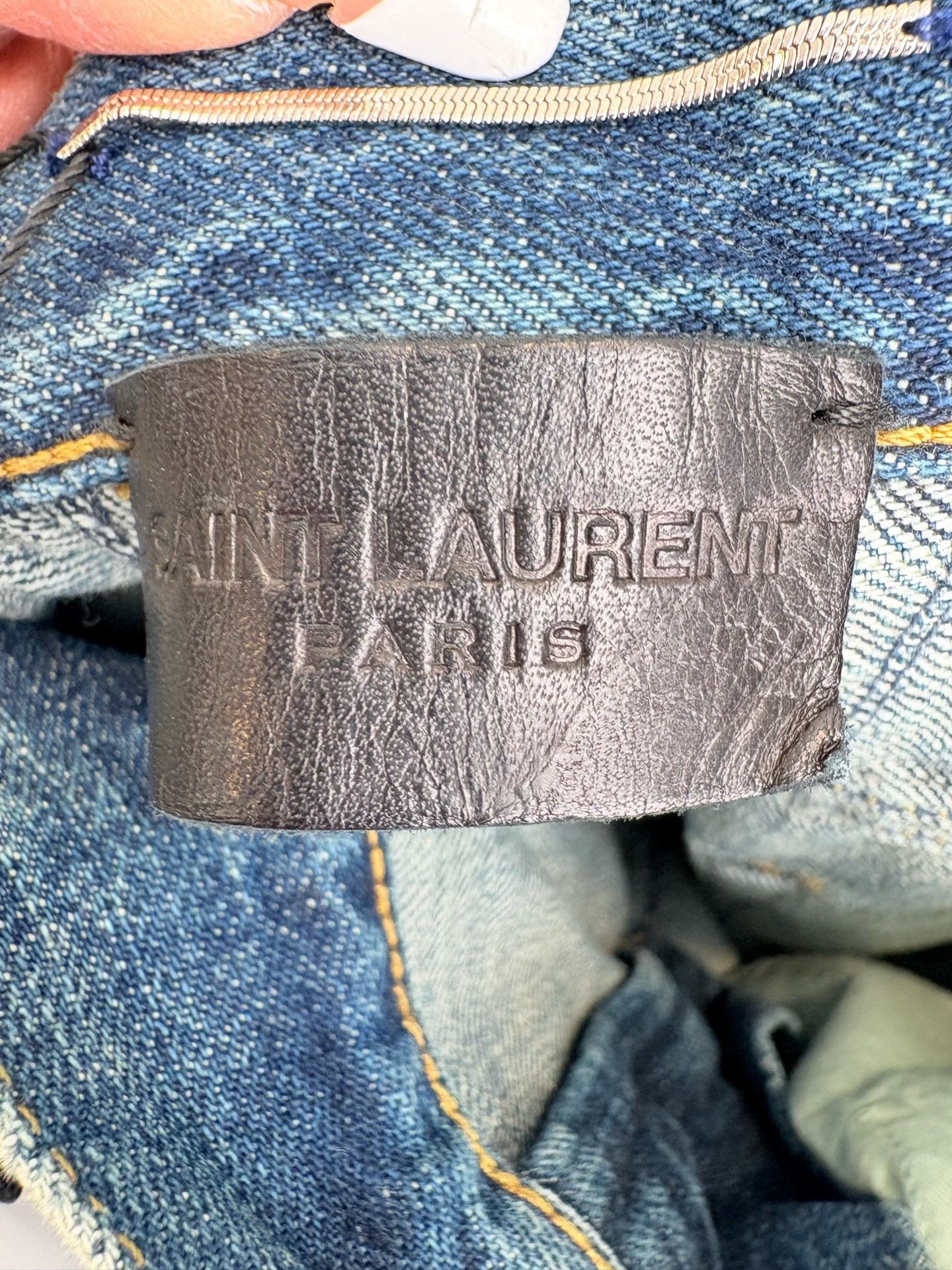 Saint Laurent Paris SAINT LAURENT SLP Washed Blue Jeans Size 26" / US 2 / IT 38 - 5 Thumbnail