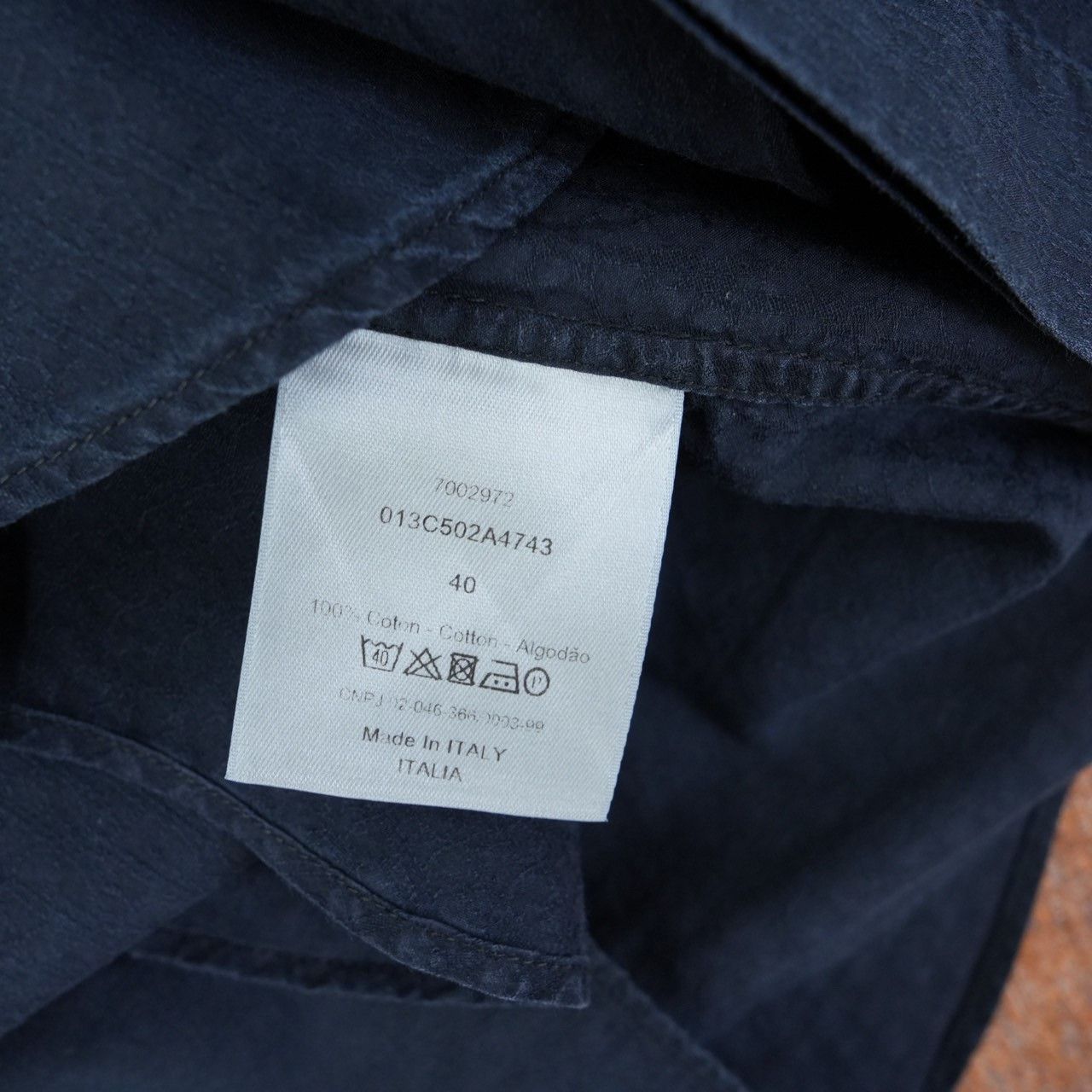 Dior Dior Washed Shirt with All-Over Logo Size US XXS / EU 40 - 5 Thumbnail
