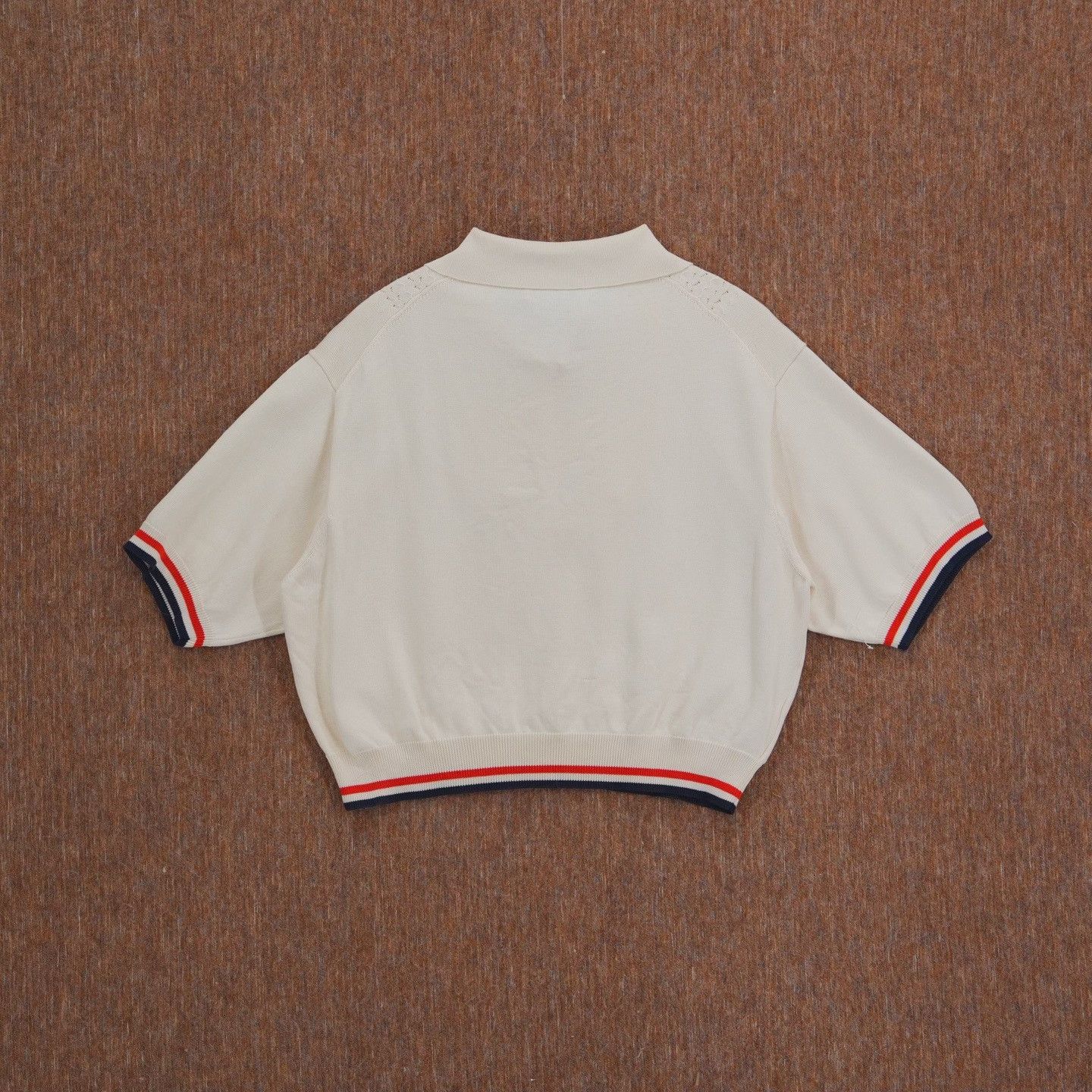 Miu Miu MIU MIU SS23 Letter Stripe Polo Shirt Size S / US 4 / IT 40 - 2 Thumbnail