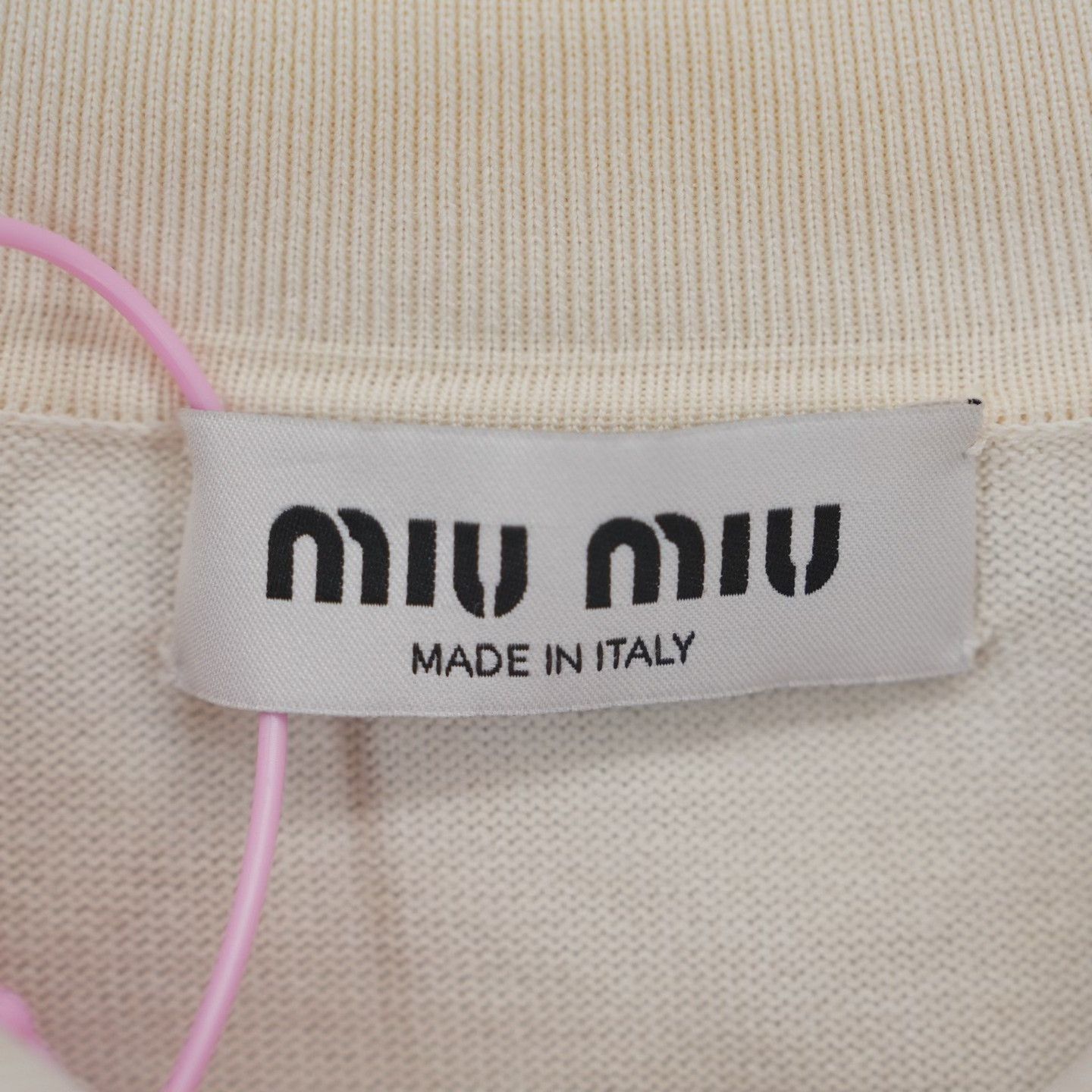 Miu Miu MIU MIU SS23 Letter Stripe Polo Shirt Size S / US 4 / IT 40 - 4 Thumbnail