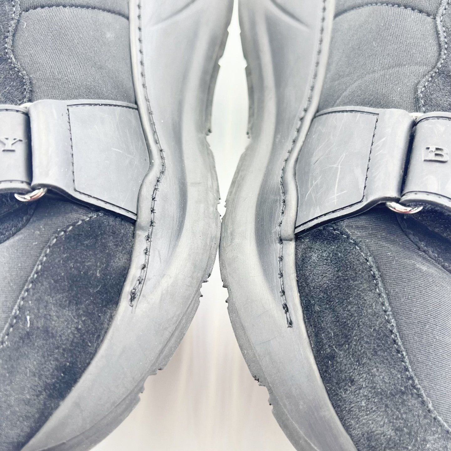 Burberry Burberry Black Velcro Low-Top Sneakers Size US 7 / IT 37 - 7 Thumbnail