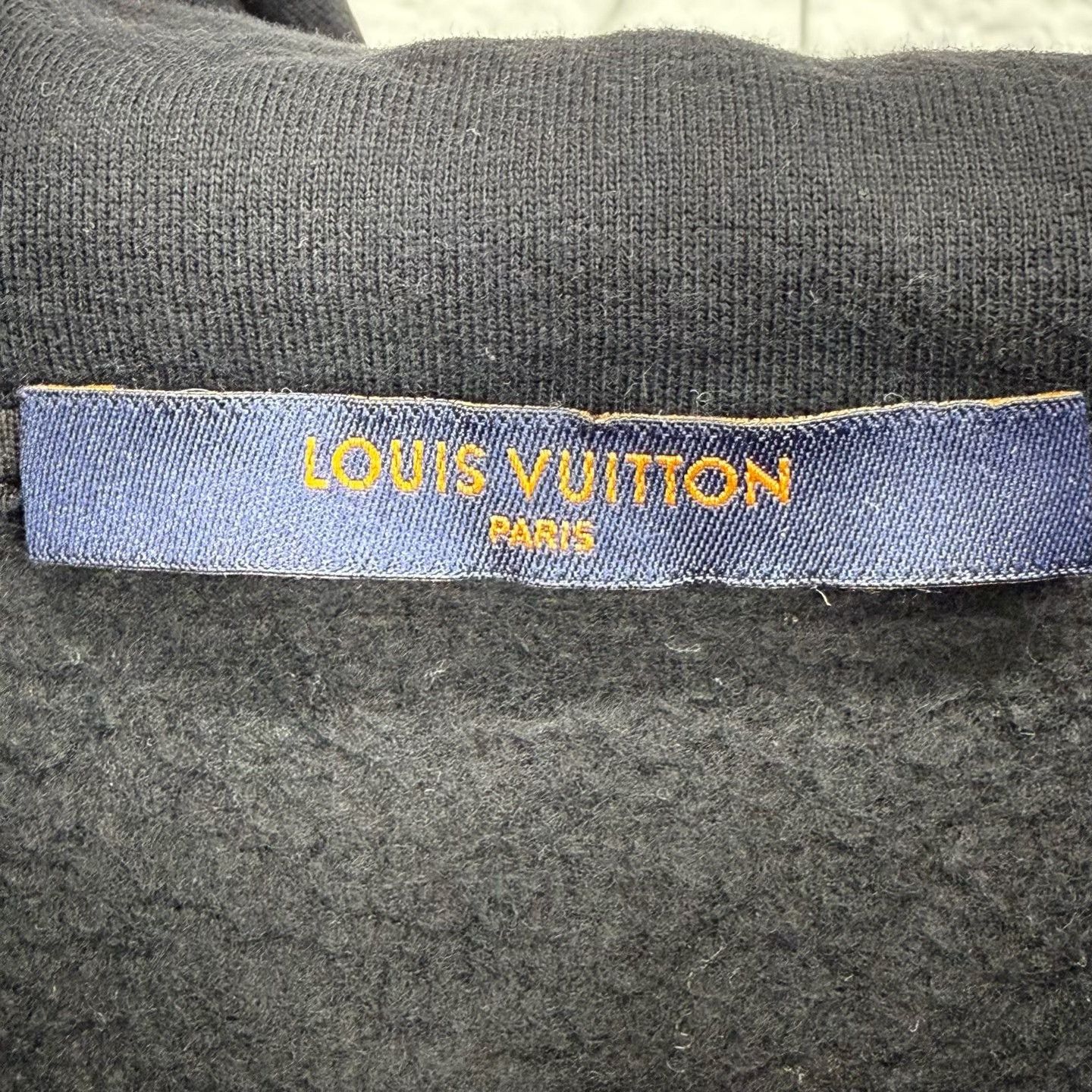 Louis Vuitton Louis Vuitton Black Zip Hooded Sweatshirt Size US L / EU 52-54 / 3 - 3 Thumbnail