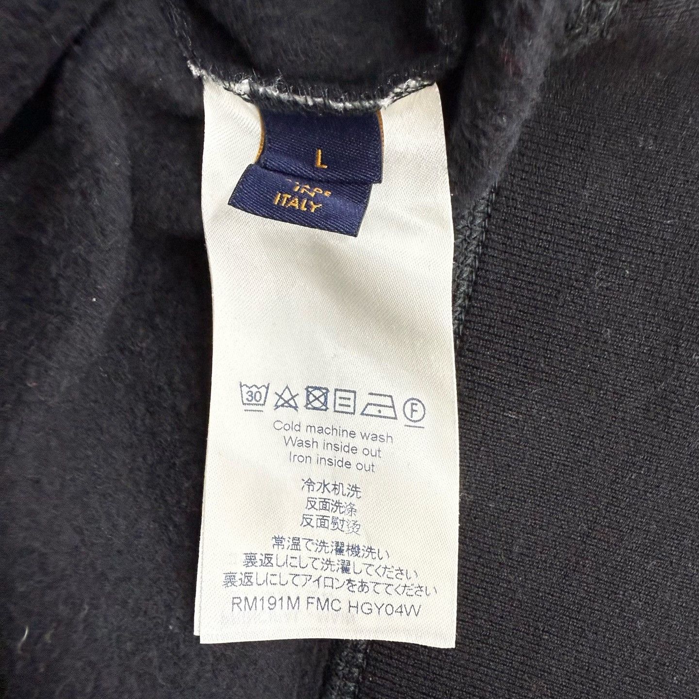 Louis Vuitton Louis Vuitton Black Zip Hooded Sweatshirt Size US L / EU 52-54 / 3 - 4 Thumbnail