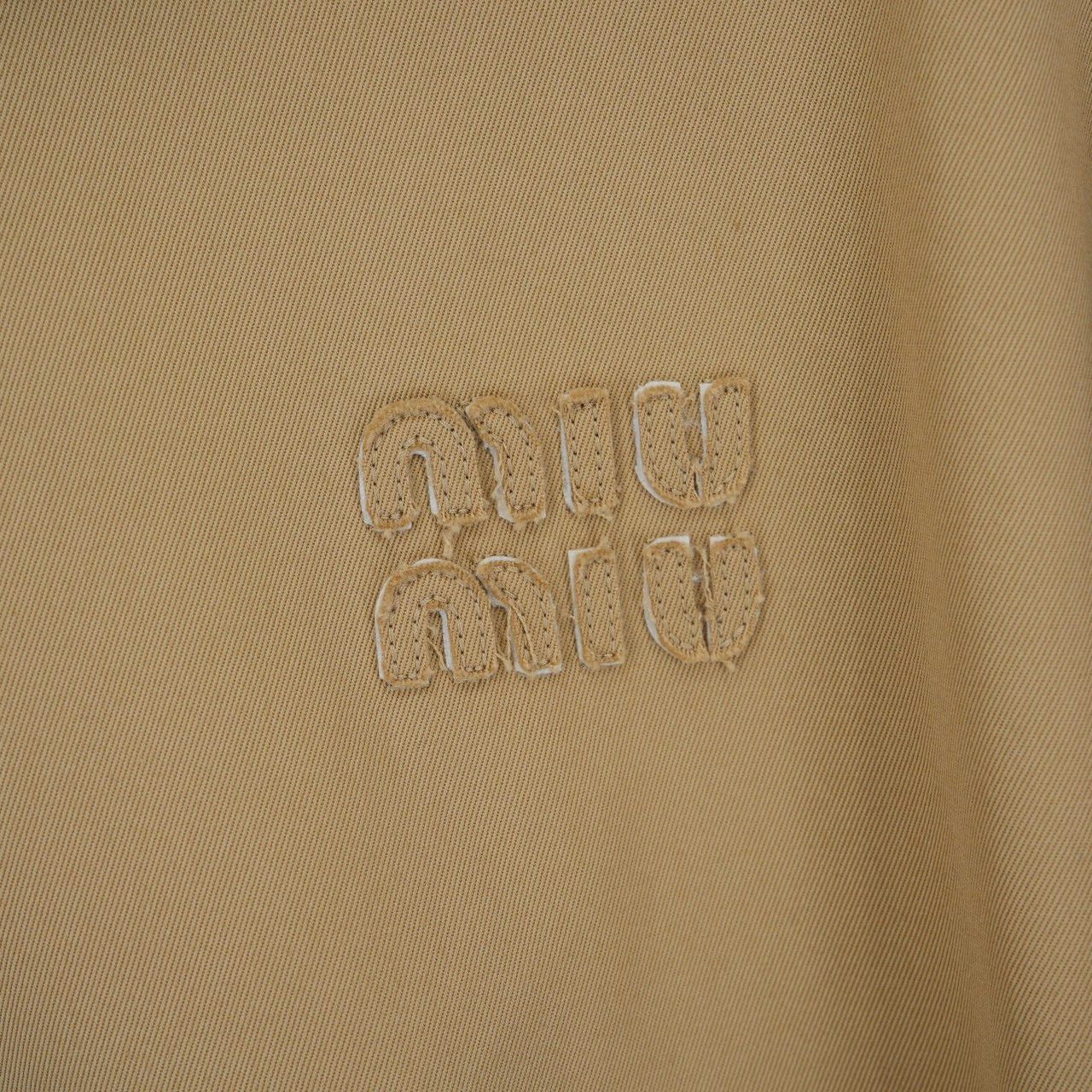 Miu Miu MIU MIU SS22 Solid Letter Jacquard Zip Jacket Size S / US 4 / IT 40 - 3 Thumbnail