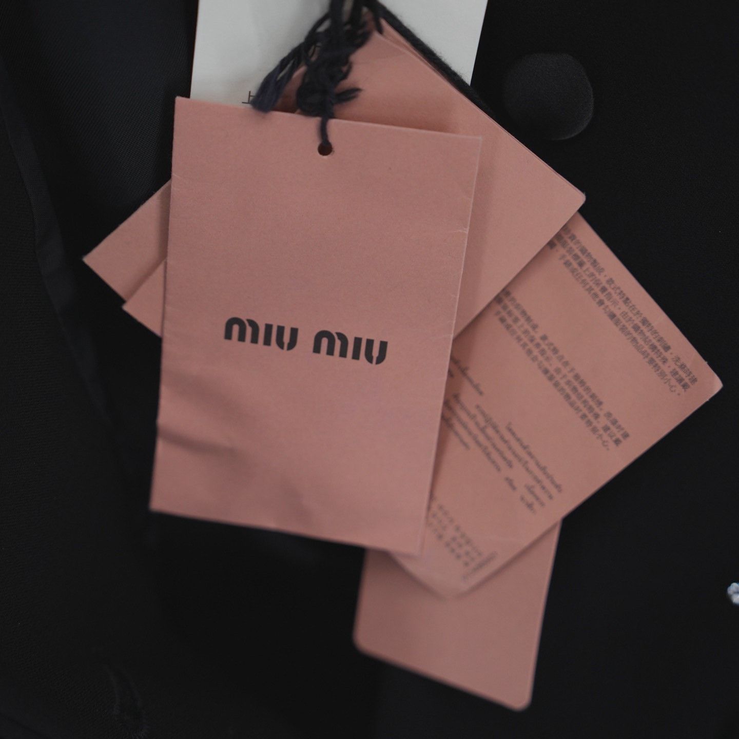 Miu Miu MIU MIU Crystal-Embellished Single-Breasted Cropped Jacket Size M / US 6-8 / IT 42-44 - 6 Thumbnail