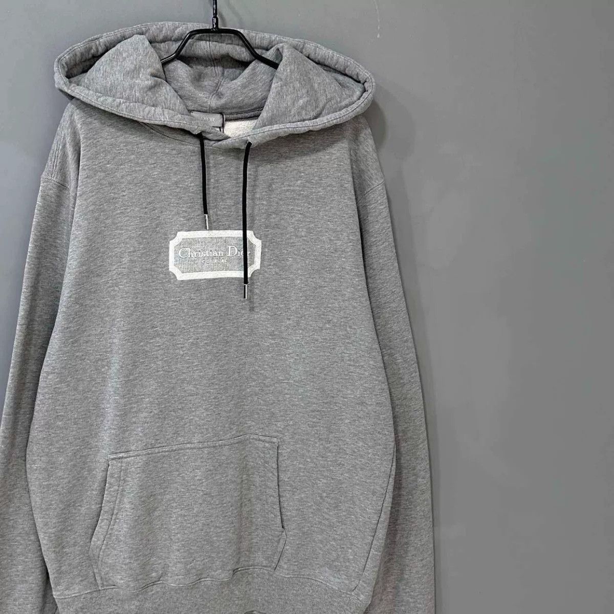 Dior Dior Embroidered Logo Gray Hoodie Size US M / EU 48-50 / 2 - 2 Thumbnail
