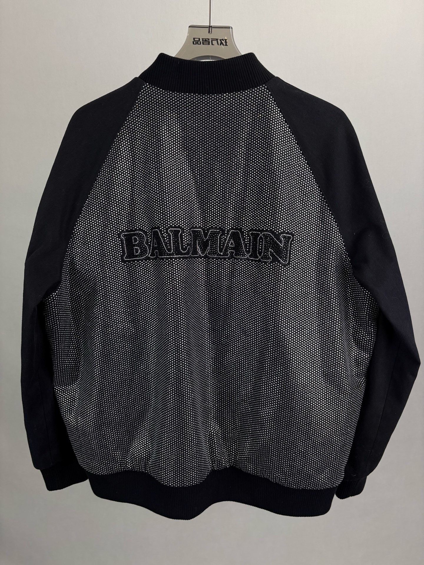 Balmain Balmain Diamond-Embellished Baseball Jacket Size US M / EU 48-50 / 2 - 2 Thumbnail