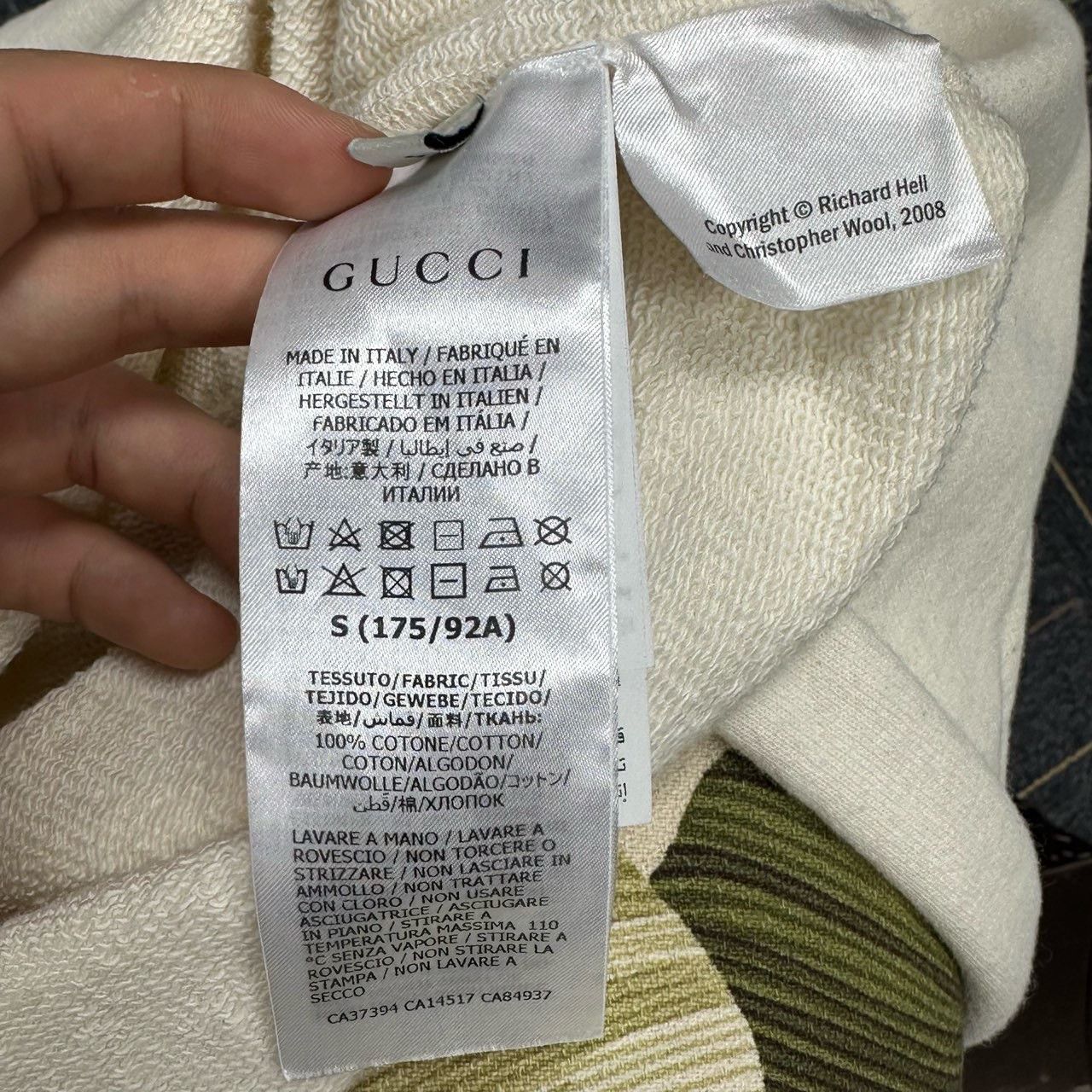 Gucci Gucci Short Distressed Hoodie Size S / US 4 / IT 40 - 4 Thumbnail
