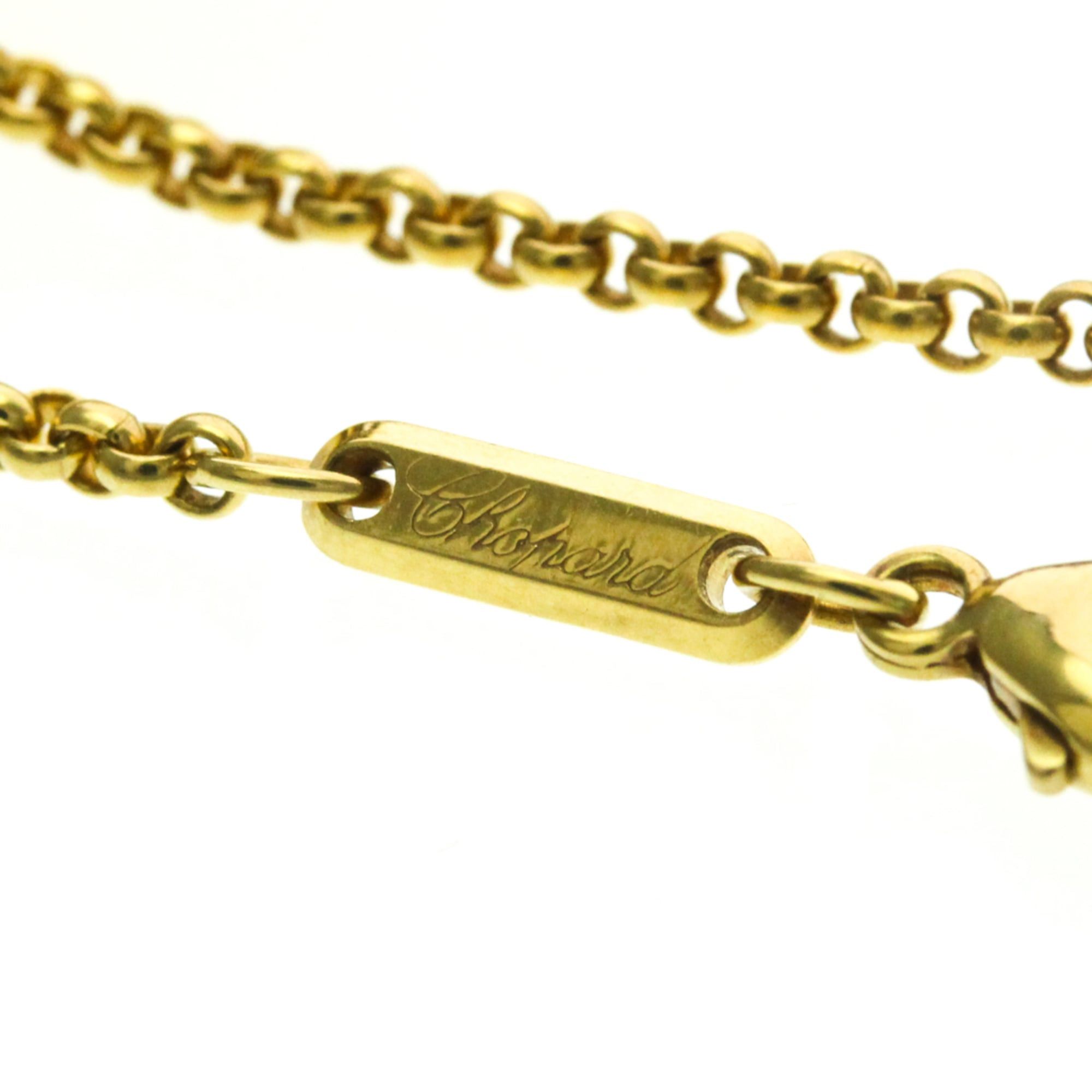 Chopard Chopard Happy Diamonds Heart Necklace 79/2924 Yellow Gold (18K) Diamond Men,Women Fashion Pendant Necklace (Gold) Size ONE SIZE - 12 Thumbnail