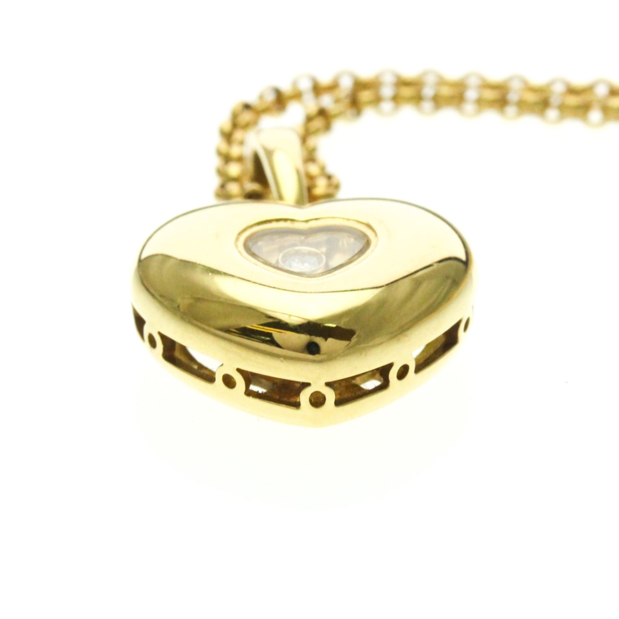 Chopard Chopard Happy Diamonds Heart Necklace 79/2924 Yellow Gold (18K) Diamond Men,Women Fashion Pendant Necklace (Gold) Size ONE SIZE - 4 Thumbnail