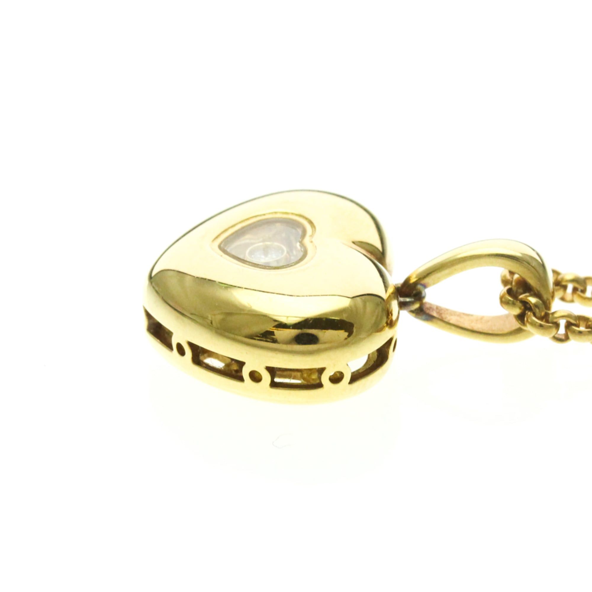 Chopard Chopard Happy Diamonds Heart Necklace 79/2924 Yellow Gold (18K) Diamond Men,Women Fashion Pendant Necklace (Gold) Size ONE SIZE - 3 Thumbnail