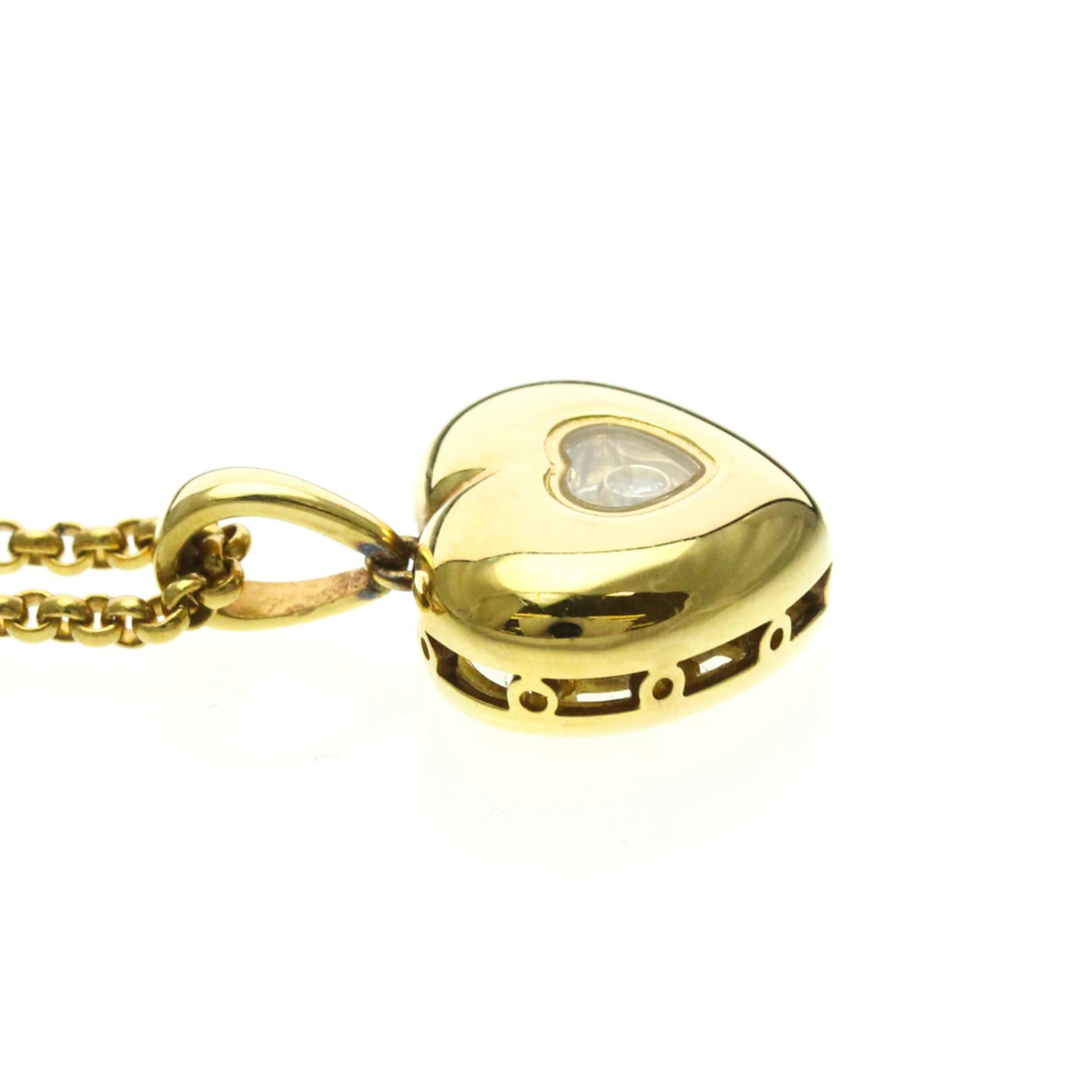 Chopard Chopard Happy Diamonds Heart Necklace 79/2924 Yellow Gold (18K) Diamond Men,Women Fashion Pendant Necklace (Gold) Size ONE SIZE - 5 Thumbnail
