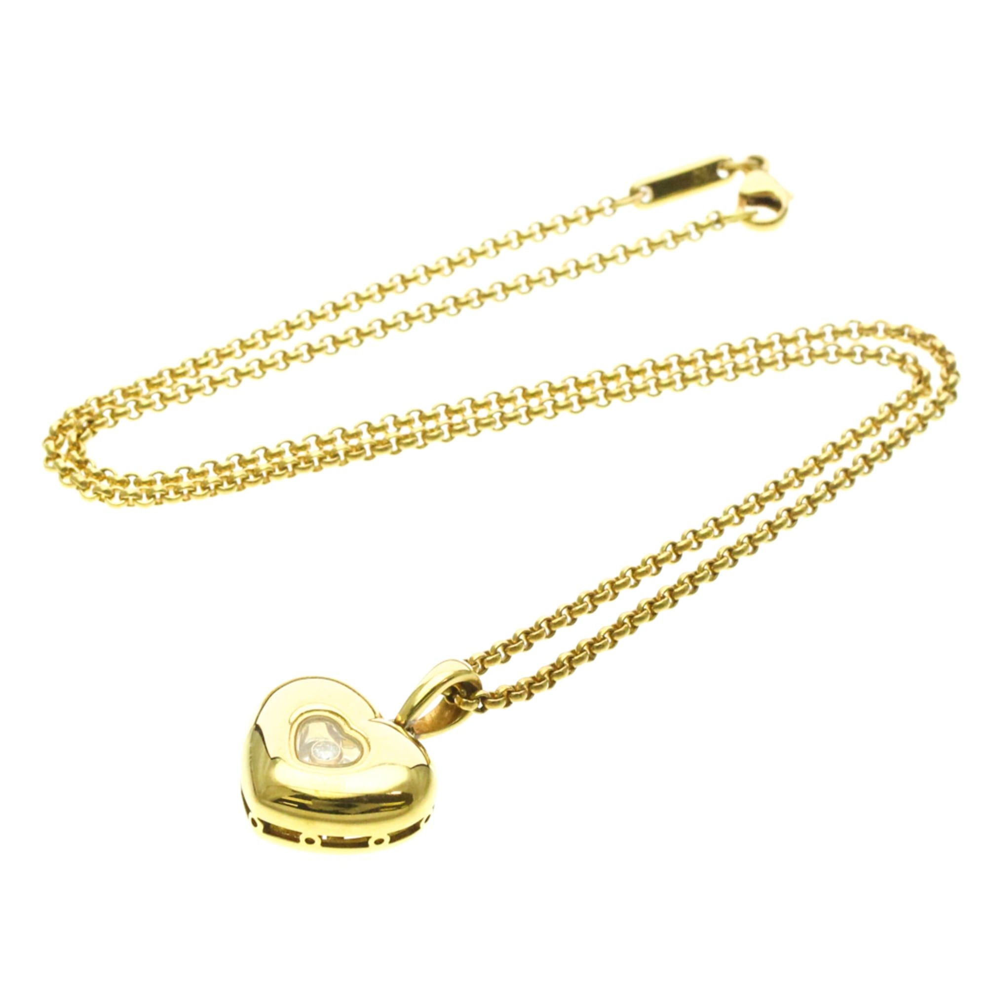 Chopard Chopard Happy Diamonds Heart Necklace 79/2924 Yellow Gold (18K) Diamond Men,Women Fashion Pendant Necklace (Gold) Size ONE SIZE - 14 Thumbnail