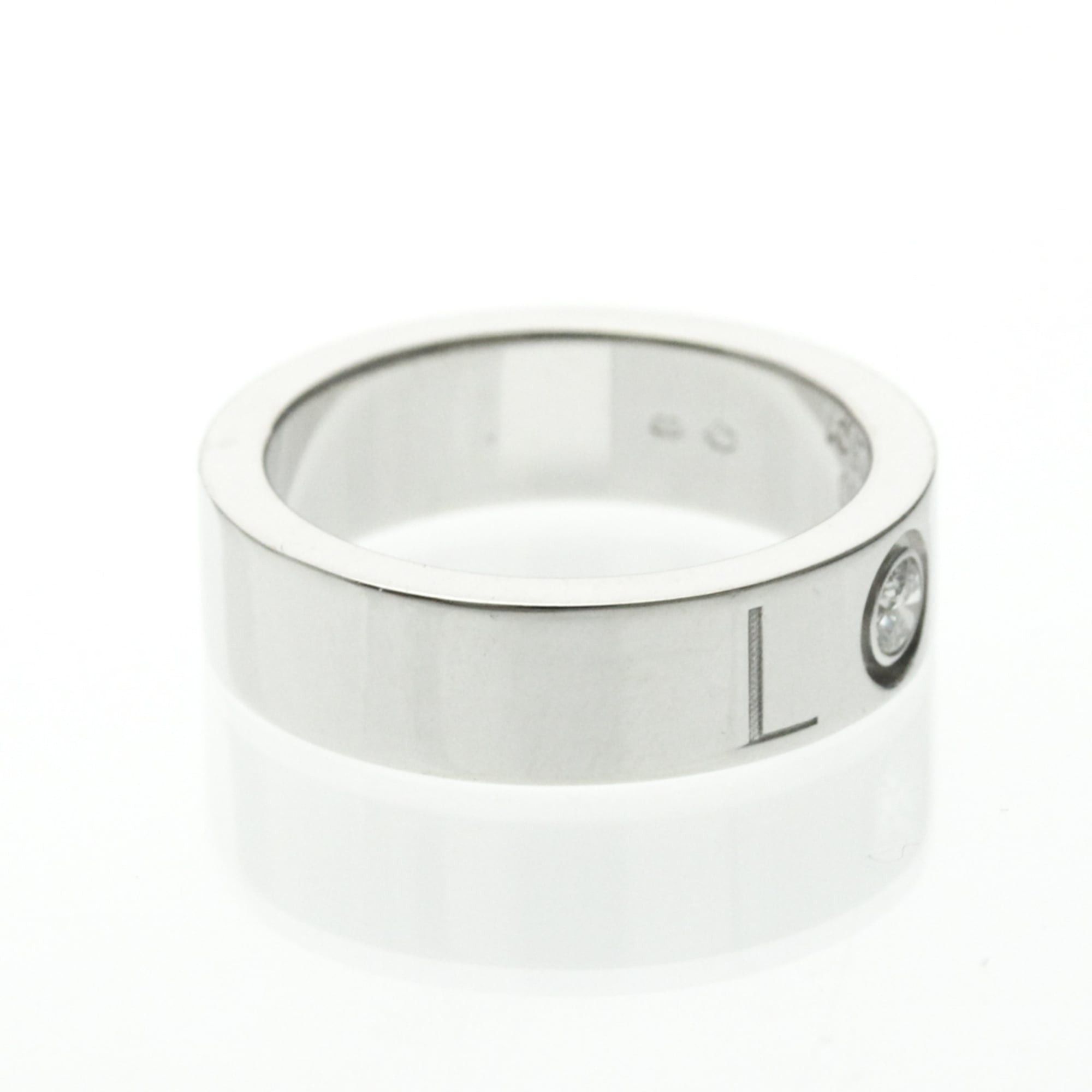 Cartier Cartier Love Ring Christmas Limited Edition 1P Diamond White Gold (18K) Fashion Diamond Band Ring Silver Size ONE SIZE - 4 Thumbnail