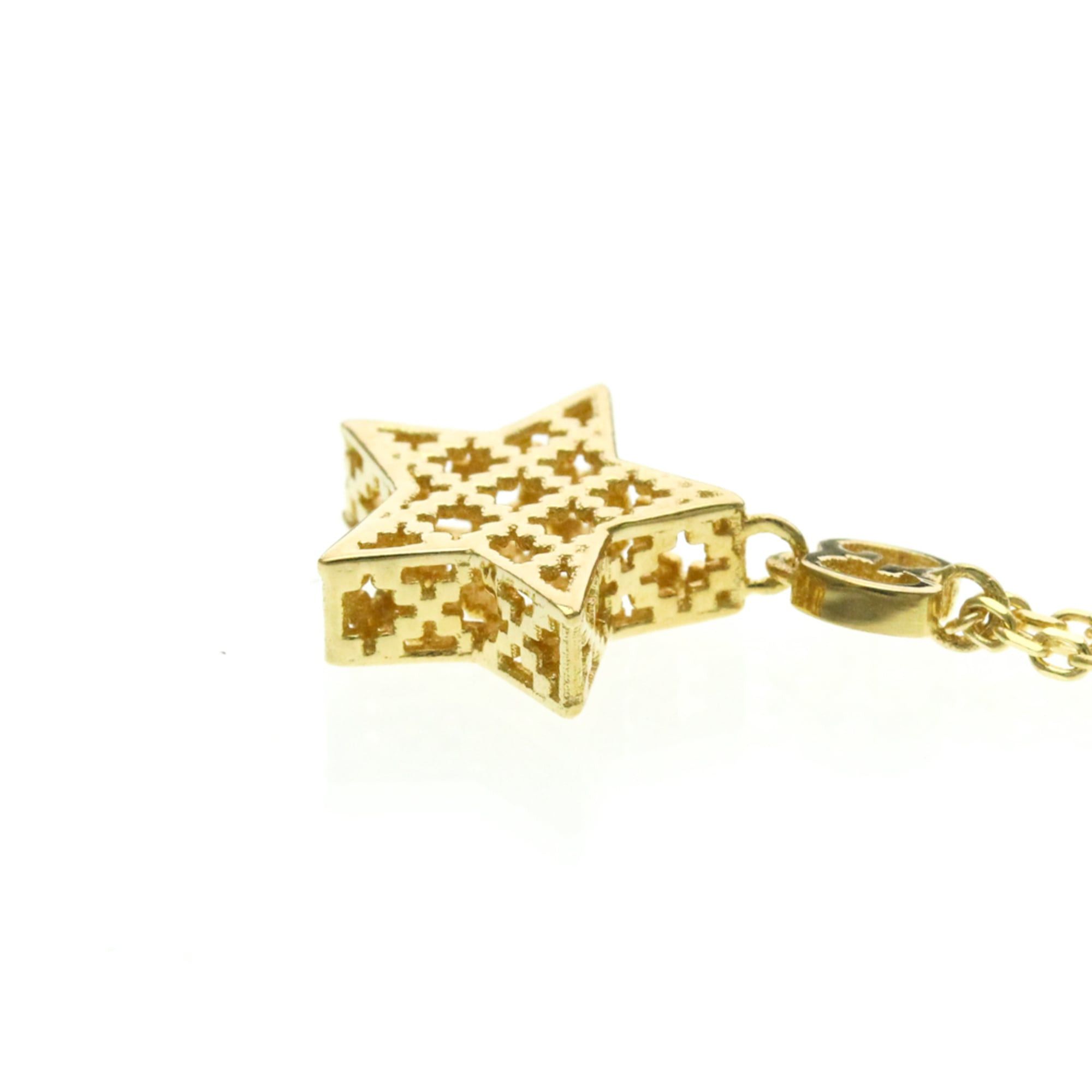 Gucci Gucci Diamantissima Star Necklace Yellow Gold (18K) No Stone Men,Women Fashion Pendant Necklace (Gold) Size ONE SIZE - 3 Thumbnail