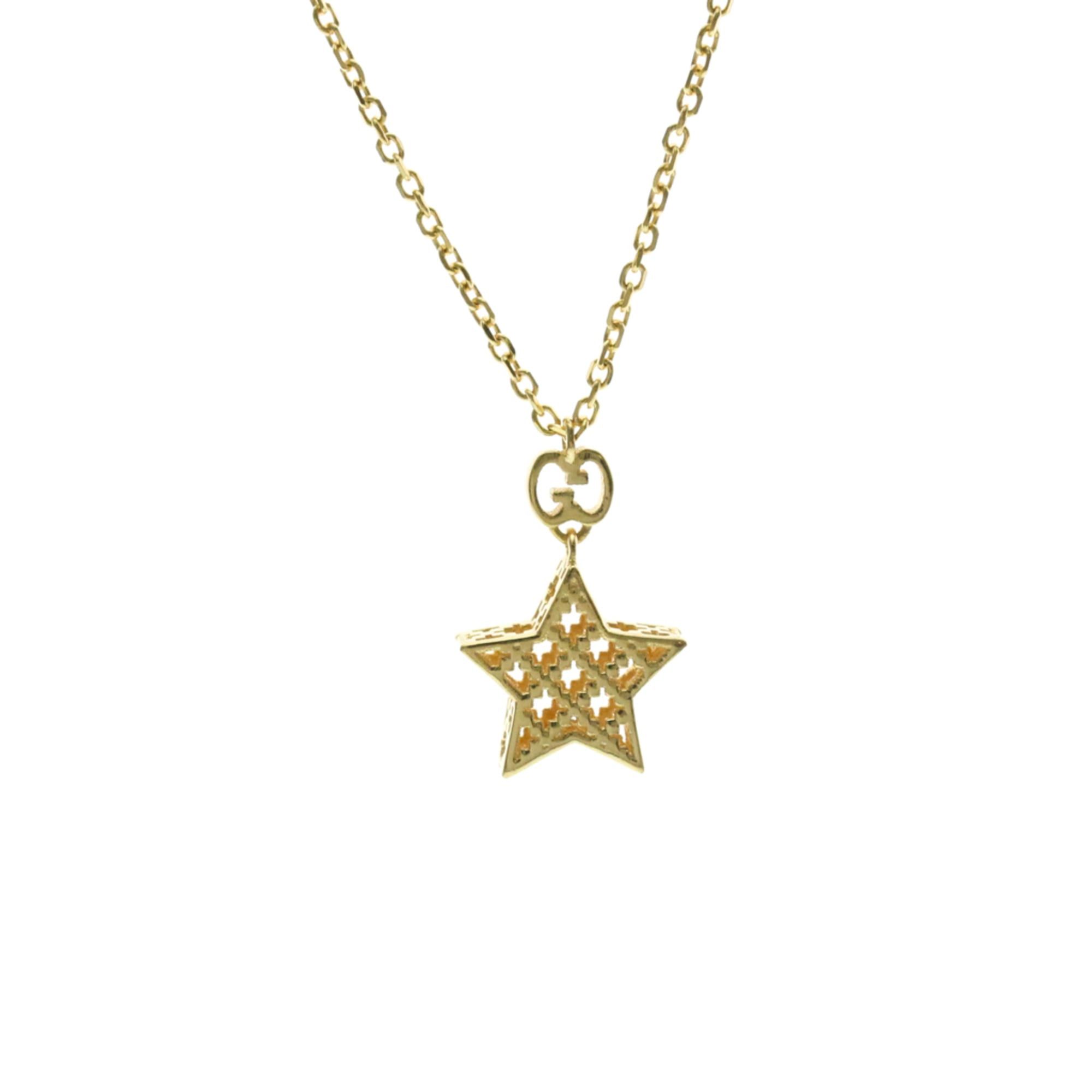 Gucci Gucci Diamantissima Star Necklace Yellow Gold (18K) No Stone Men,Women Fashion Pendant Necklace (Gold) Size ONE SIZE - 2 Thumbnail