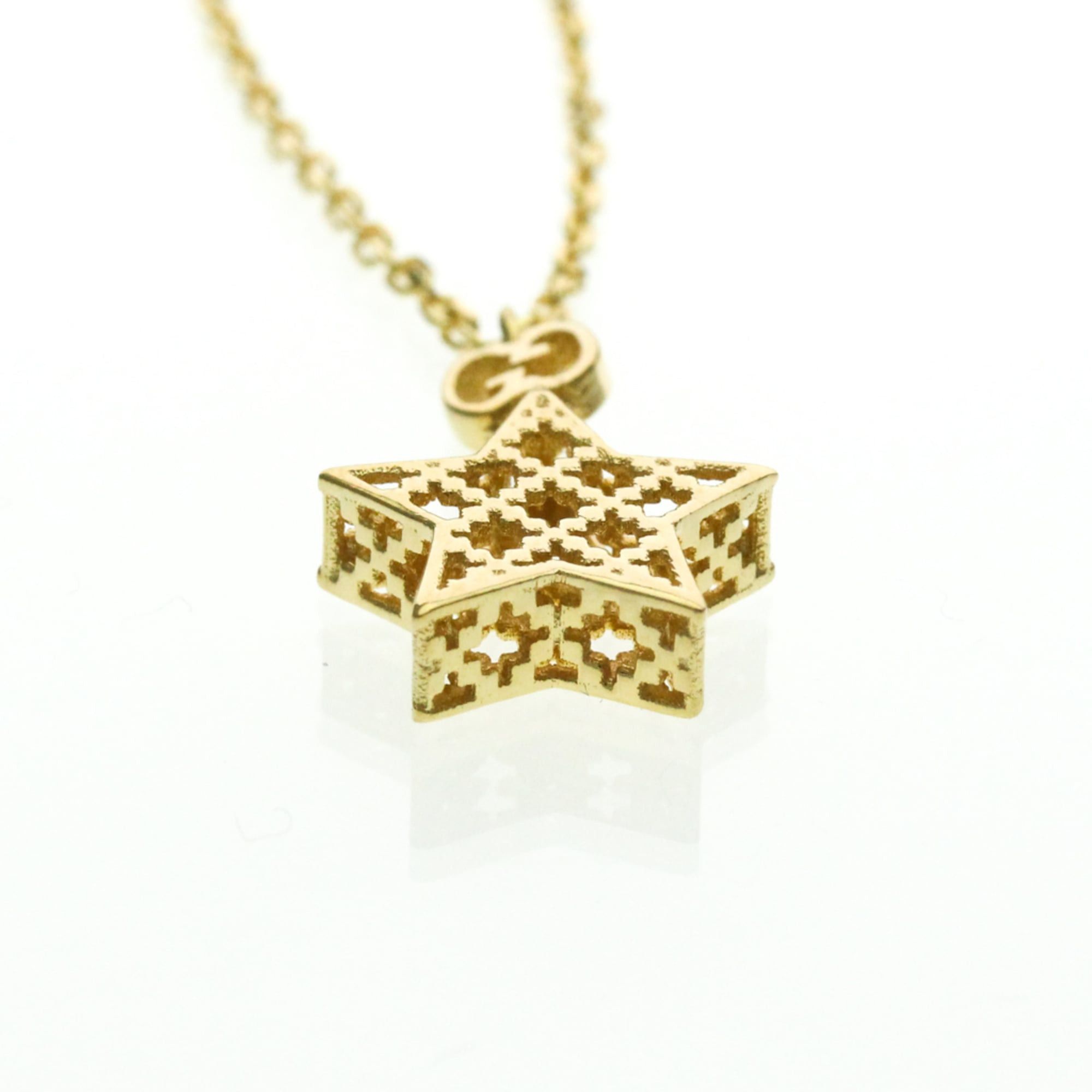 Gucci Gucci Diamantissima Star Necklace Yellow Gold (18K) No Stone Men,Women Fashion Pendant Necklace (Gold) Size ONE SIZE - 5 Thumbnail