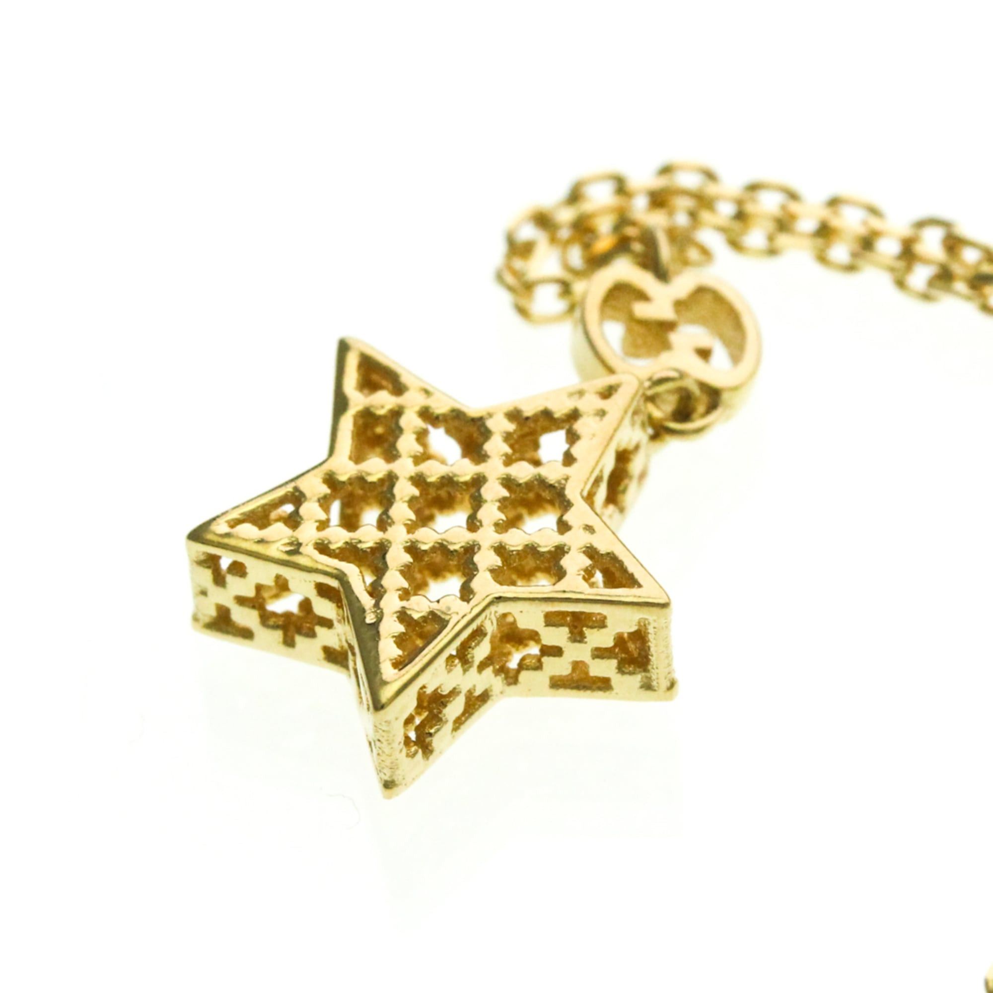 Gucci Gucci Diamantissima Star Necklace Yellow Gold (18K) No Stone Men,Women Fashion Pendant Necklace (Gold) Size ONE SIZE - 7 Thumbnail