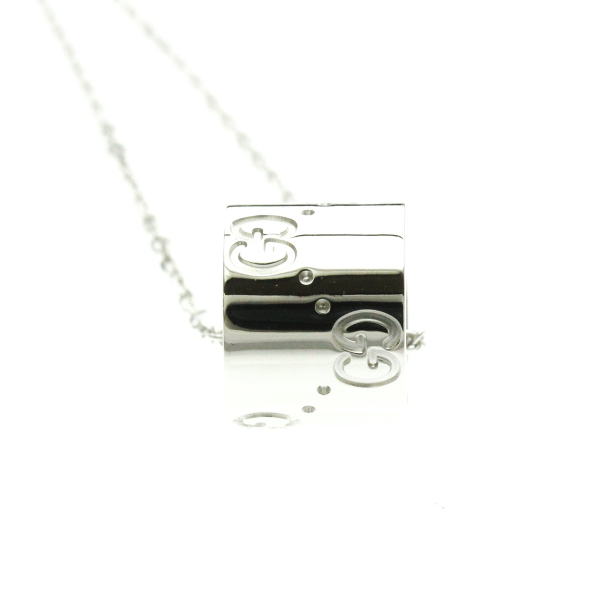Gucci Gucci Icon Necklace White Gold (18K) No Stone Men,Women Fashion Pendant Necklace (Silver) Size ONE SIZE - 3 Thumbnail