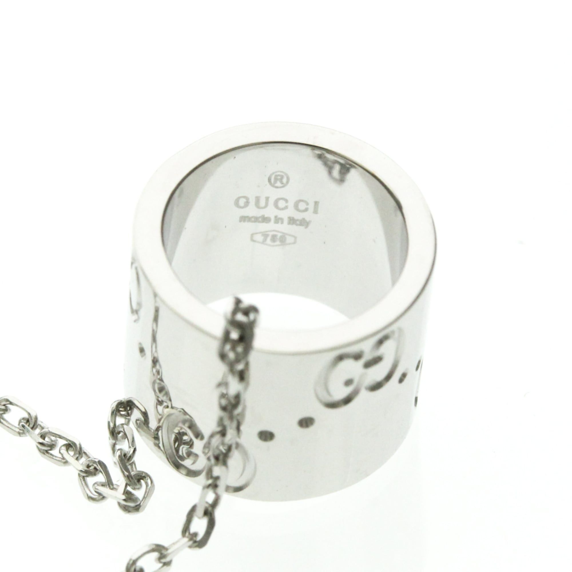 Gucci Gucci Icon Necklace White Gold (18K) No Stone Men,Women Fashion Pendant Necklace (Silver) Size ONE SIZE - 5 Thumbnail