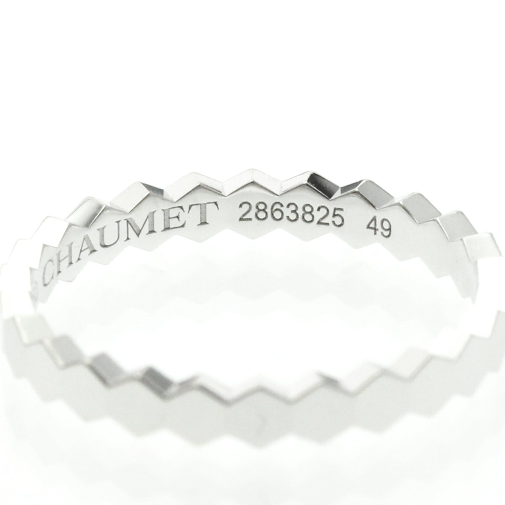Other Chaumet Be My Love Honeycomb Ring 081930-049 White Gold (18K) Fashion No Stone Band Ring Silver Size ONE SIZE - 6 Thumbnail