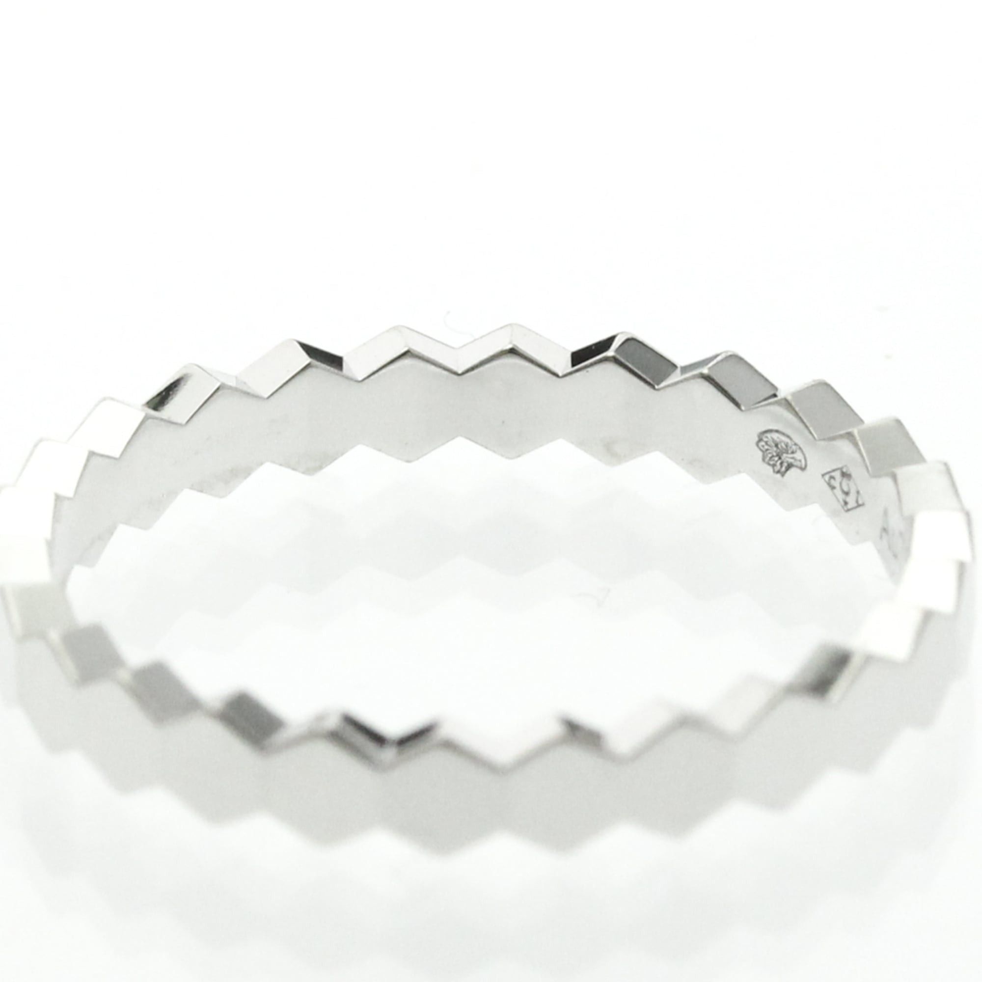 Other Chaumet Be My Love Honeycomb Ring 081930-049 White Gold (18K) Fashion No Stone Band Ring Silver Size ONE SIZE - 8 Thumbnail