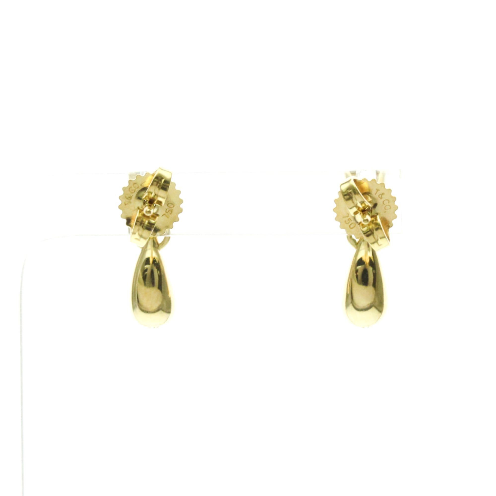 Tiffany & Co. Tiffany Teardrop Diamond Earrings Diamond Yellow Gold (18K) Drop Earrings Gold Size ONE SIZE - 2 Thumbnail
