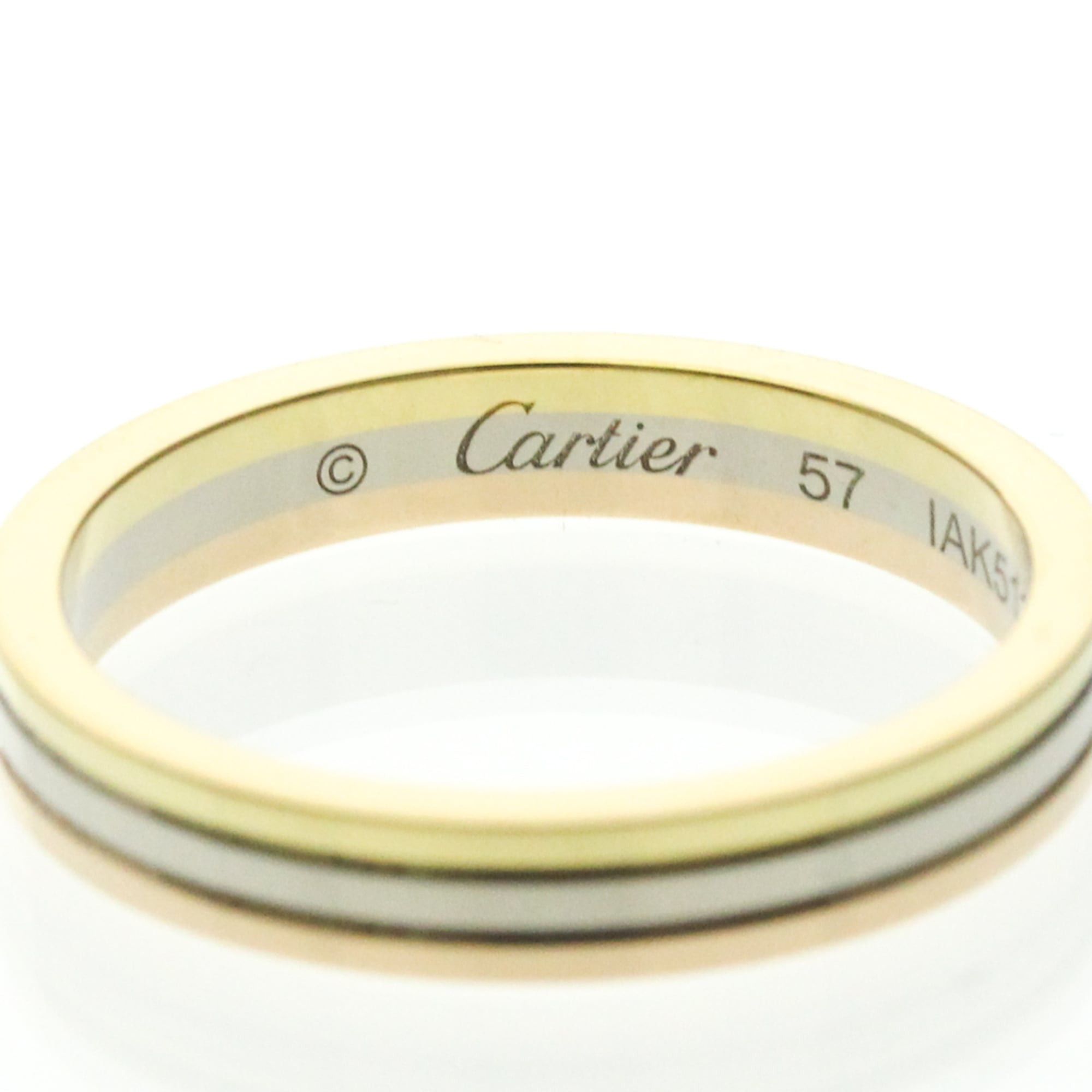 Cartier Cartier Vendôme Ring Yellow Gold (18K),Pink Gold (18K),White Gold (18K) Fashion No Stone Band Ring Gold Size ONE SIZE - 5 Thumbnail