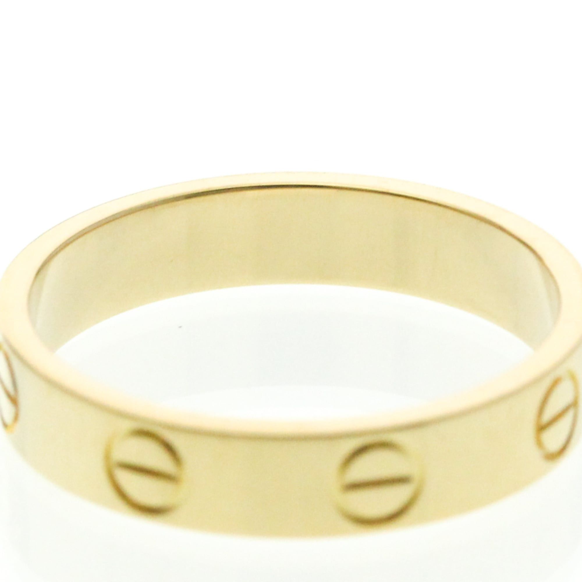 Cartier Cartier Mini Love Ring Yellow Gold (18K) Fashion No Stone Band Ring Gold Size ONE SIZE - 7 Thumbnail
