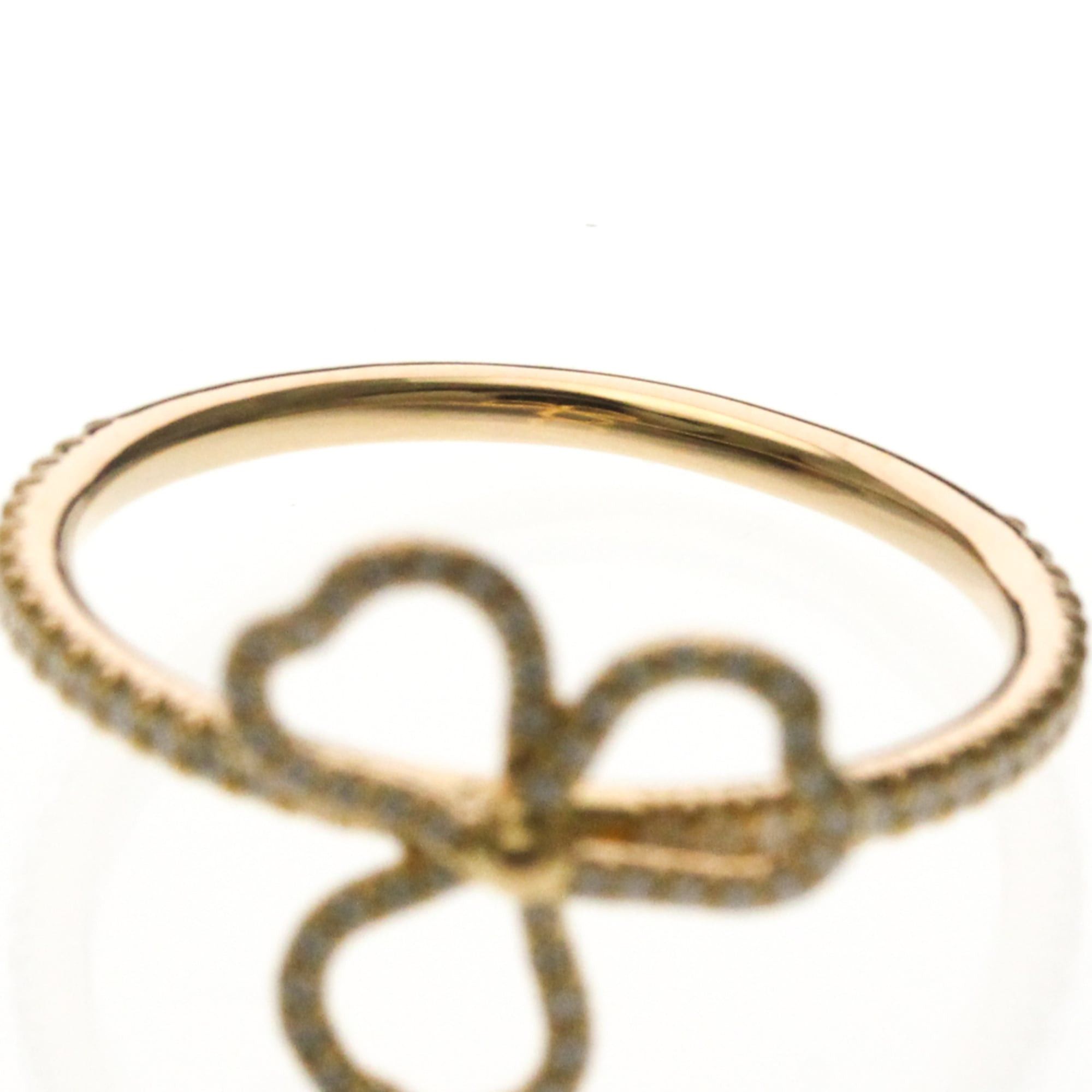 Tiffany & Co. Tiffany Paper Flower Diamond Open Flower Ring Pink Gold (18K) Fashion Diamond Band Ring Pink Gold Size ONE SIZE - 5 Thumbnail