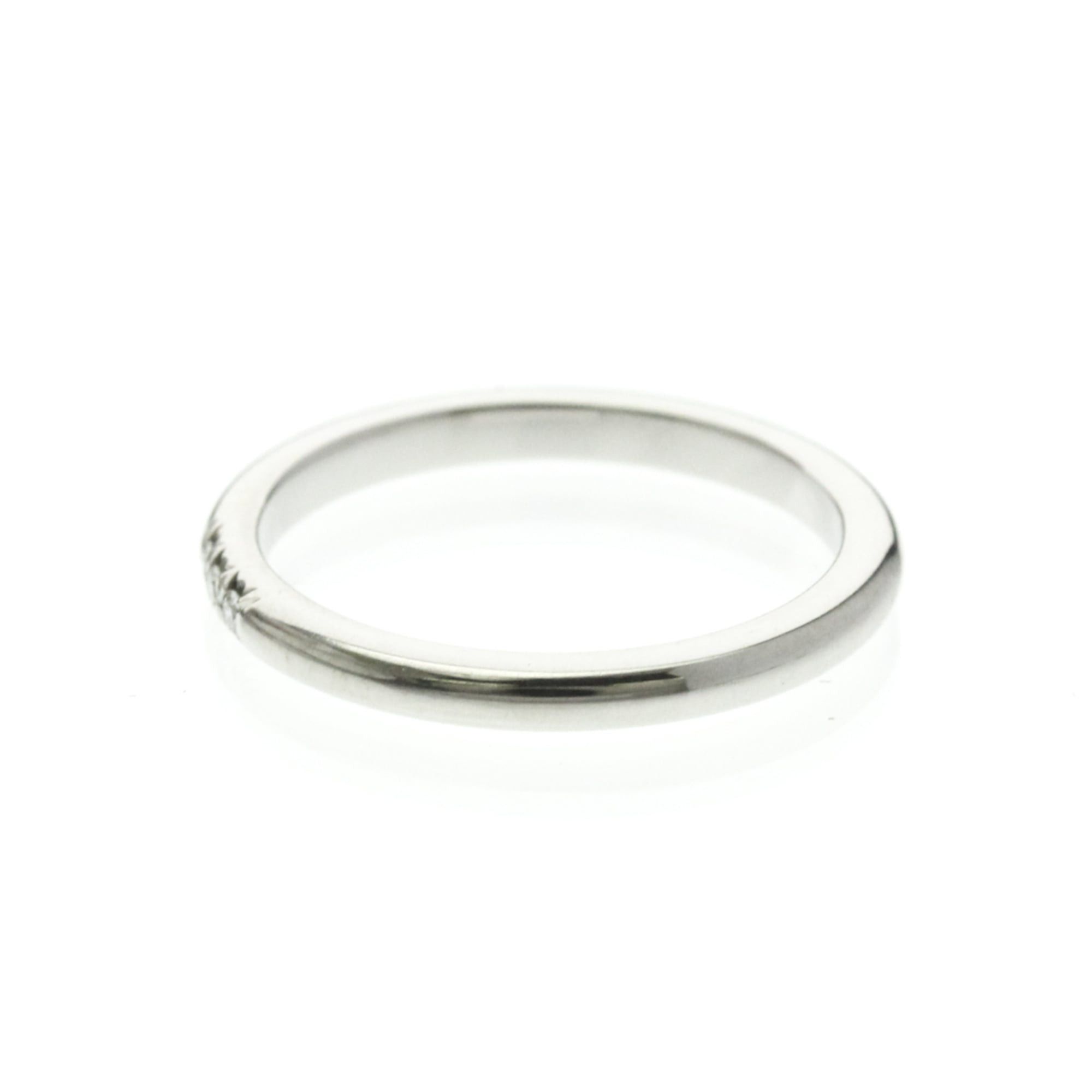Tiffany & Co. Tiffany Forever Wedding 3P Diamond Platinum Fashion Diamond Band Ring Silver Size ONE SIZE - 2 Thumbnail