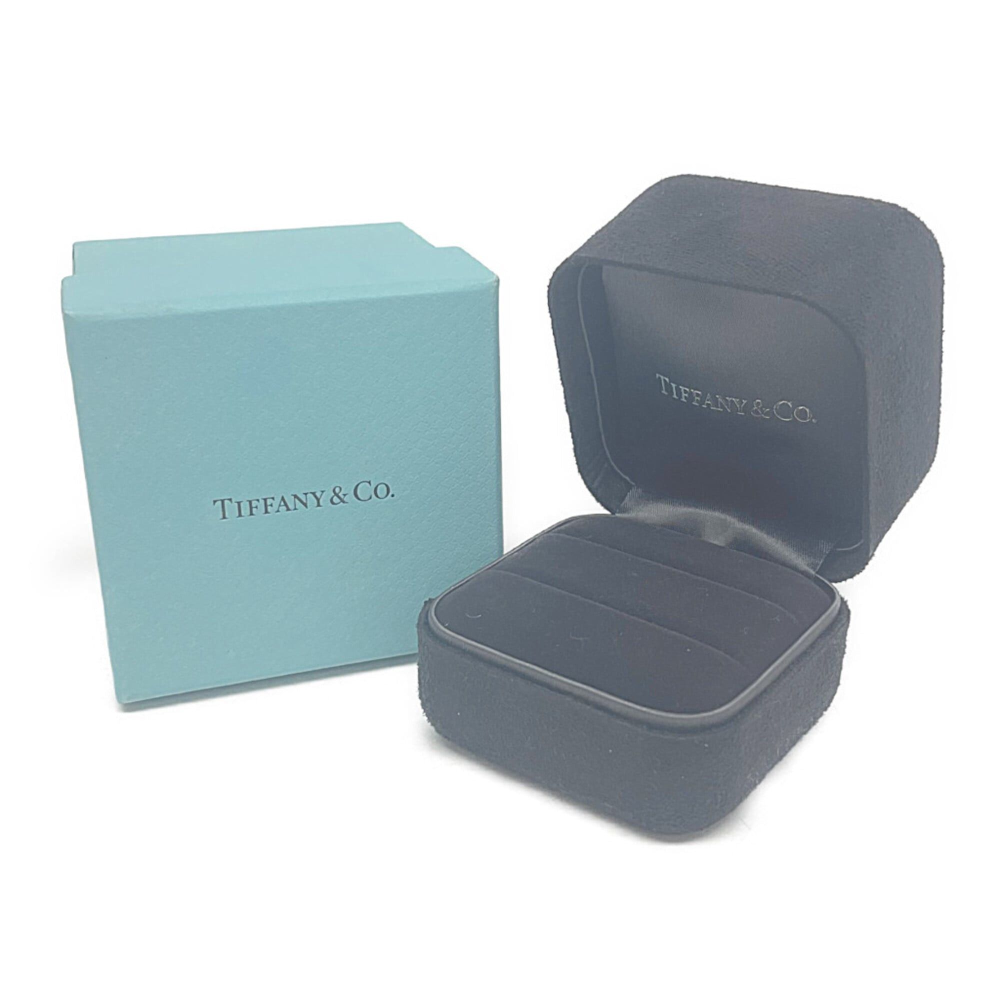 Tiffany & Co. Tiffany Forever Wedding 3P Diamond Platinum Fashion Diamond Band Ring Silver Size ONE SIZE - 10 Thumbnail