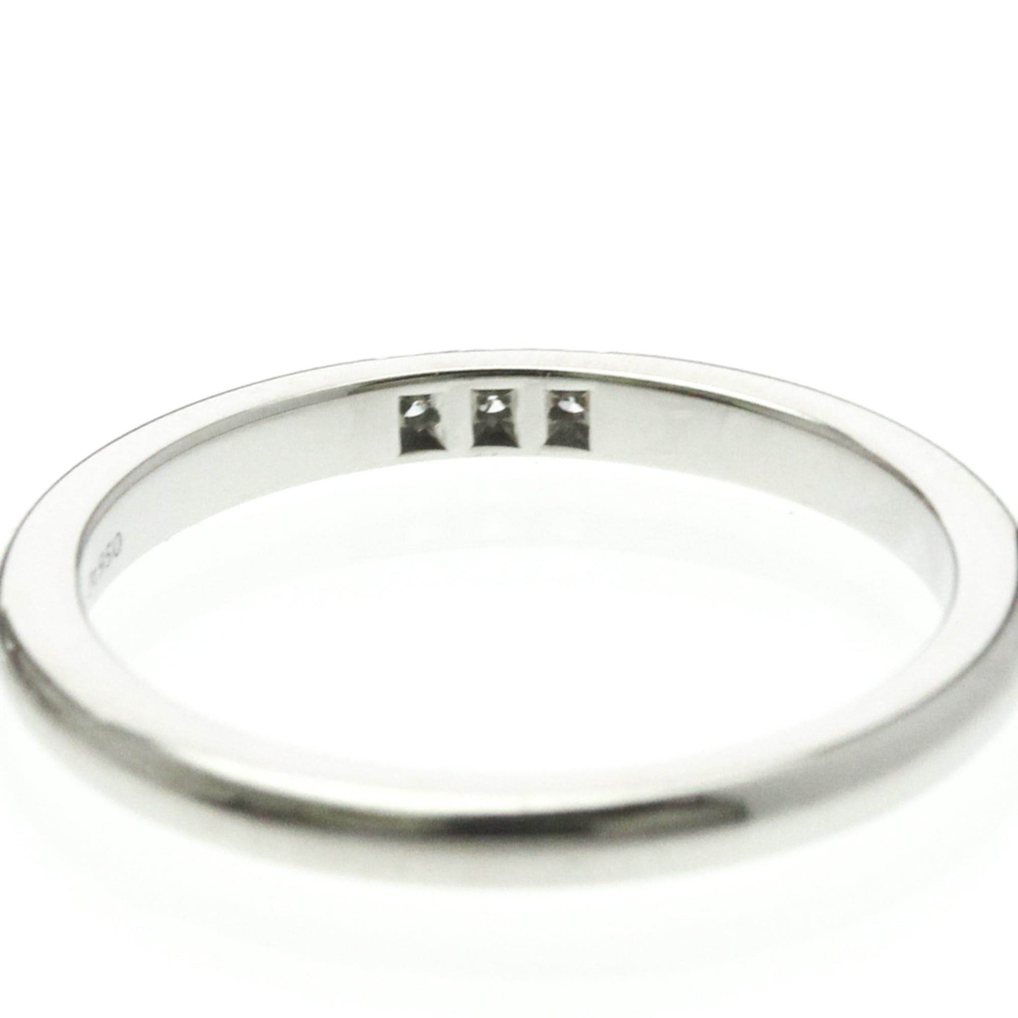 Tiffany & Co. Tiffany Forever Wedding 3P Diamond Platinum Fashion Diamond Band Ring Silver Size ONE SIZE - 7 Thumbnail
